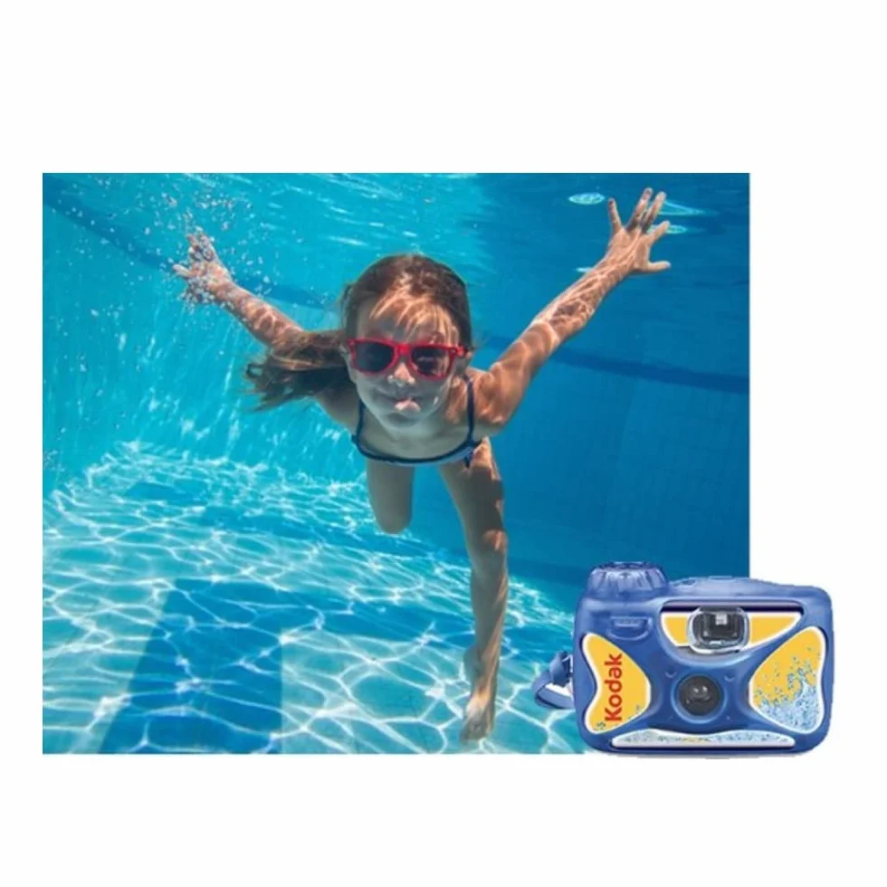 Kodak Fotocamera monouso subacquea per sport con pellicola a 27 esposizioni a 800 velocità (confezione da 2)
