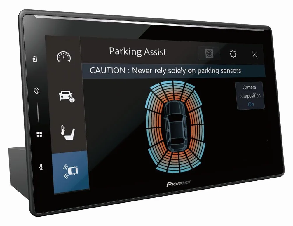 Pioneer SPH-EVO107DAB-UNI - media center e sistema navigazione 1-DIN, pannello touch da 10,1", con Wi-Fi, Bluetooth, Apple CarPlay, Android Auto e DAB+, equalizzatore grafico a 13 bande