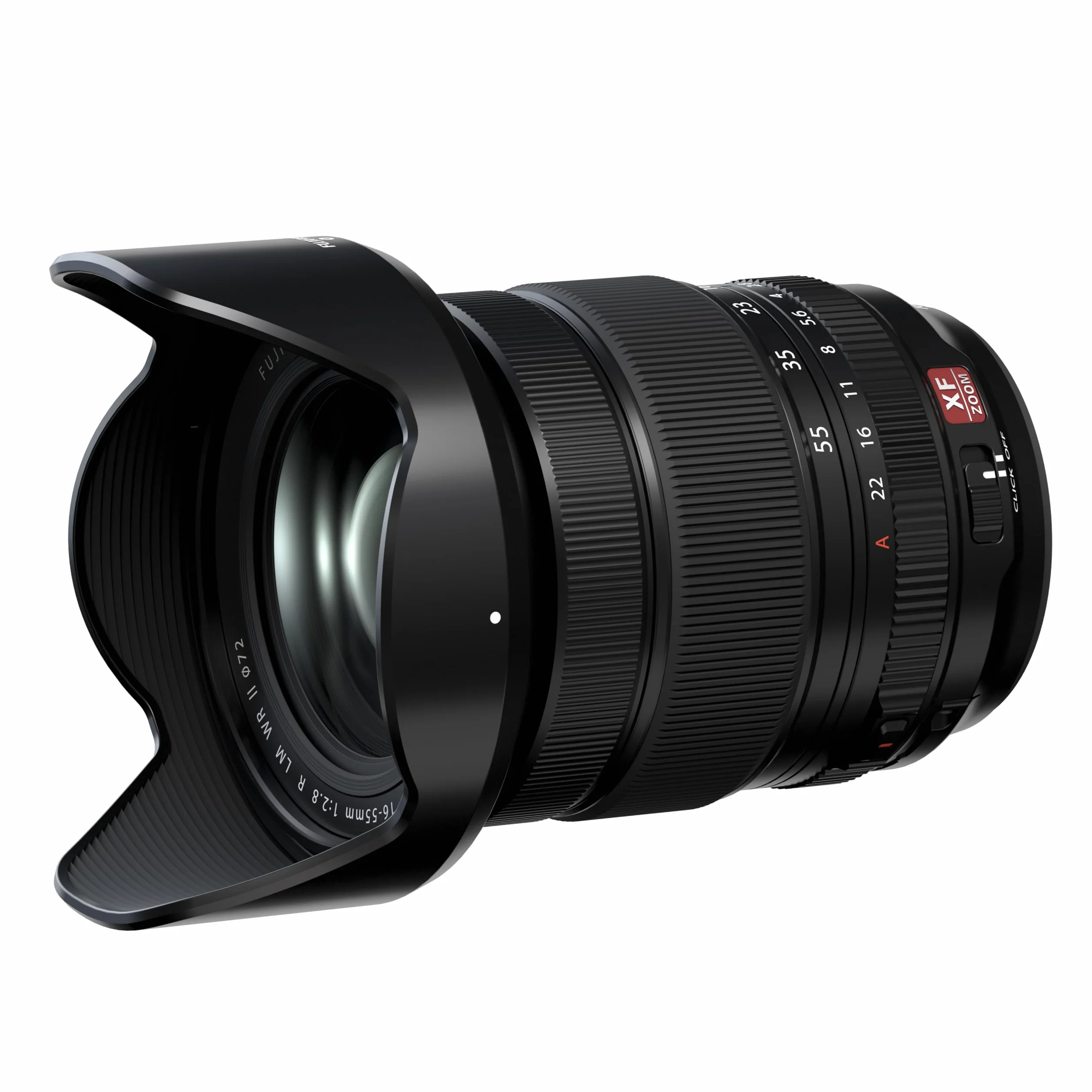 Fujifilm FUJINON XF16-55mmF2.8 R LM WR II, Obiettivo 16-55mm, f/2.8, Resistente alle Intemperie, Funzione Declick, Attacco X Mount, Nero