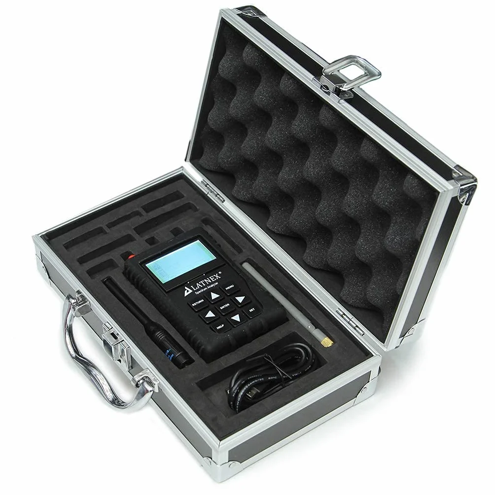 Analizzatore di spettro SPA-7GE ed esploratore HF, analisi della frequenza palmare per radio amatoriale, dispositivi wireless, reti Wi-Fi, ingegneri audio (SPA-7GE fino a 6,1 GHz)