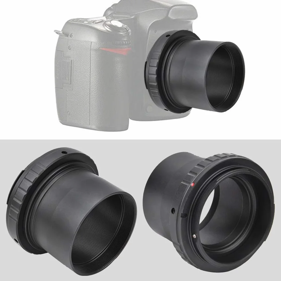 Mugast Anello Adattatore per telescopio T2-EOS, Anello Adattatore per Obiettivo in Metallo per telescopi da 2 Pollici per Attacco Canon EOS