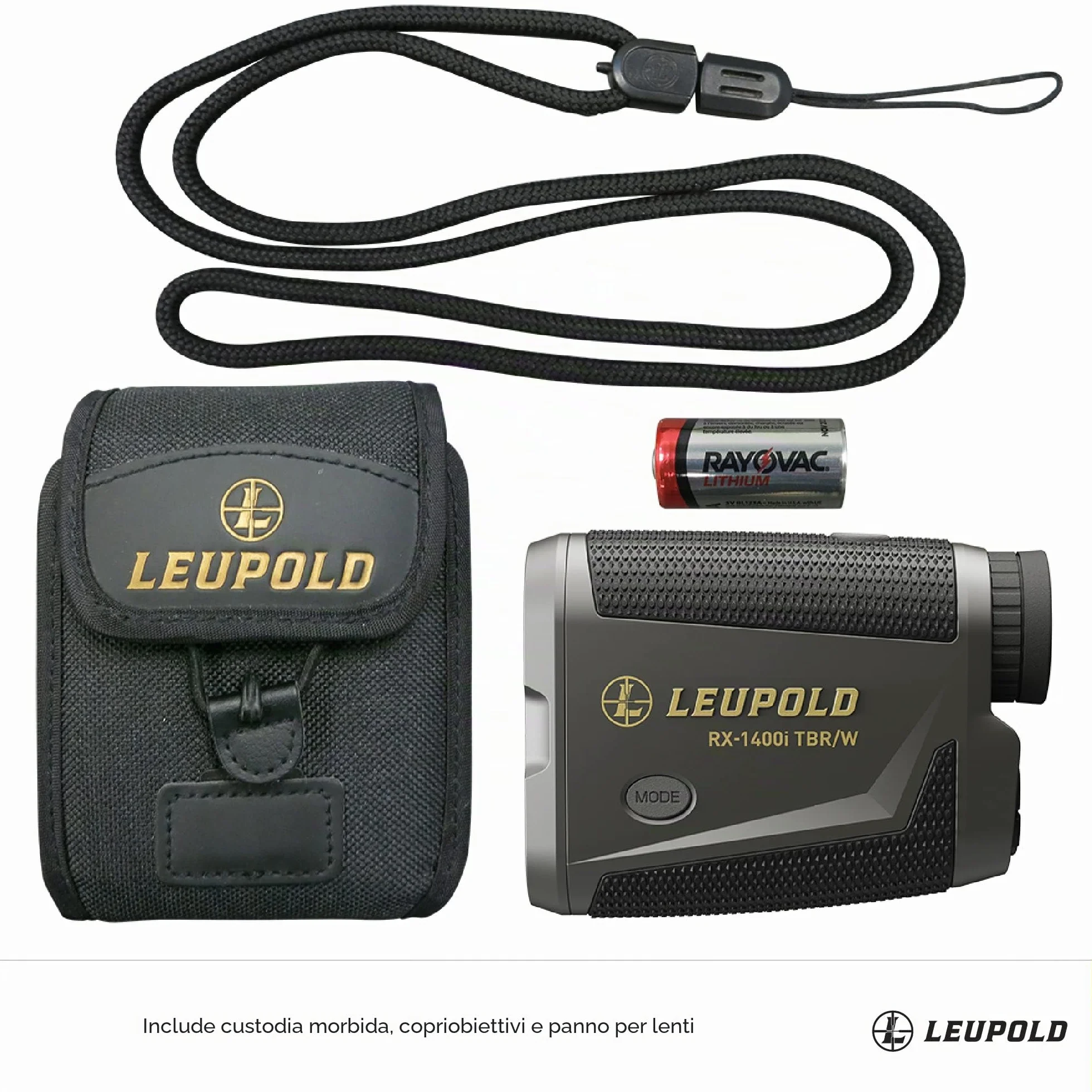 Leupold Telemetro RX-1400I TBR/W Gen 2 w/Flightpath, nero/grigio
