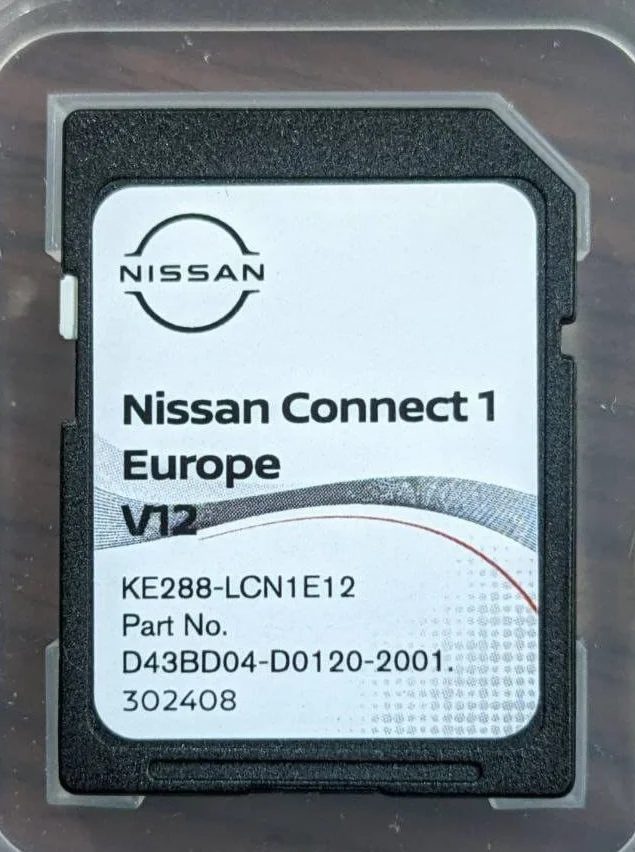 Scheda SD GPS Europe 2022 V12 Nissan Connect 1 Banca dati Q3.2020