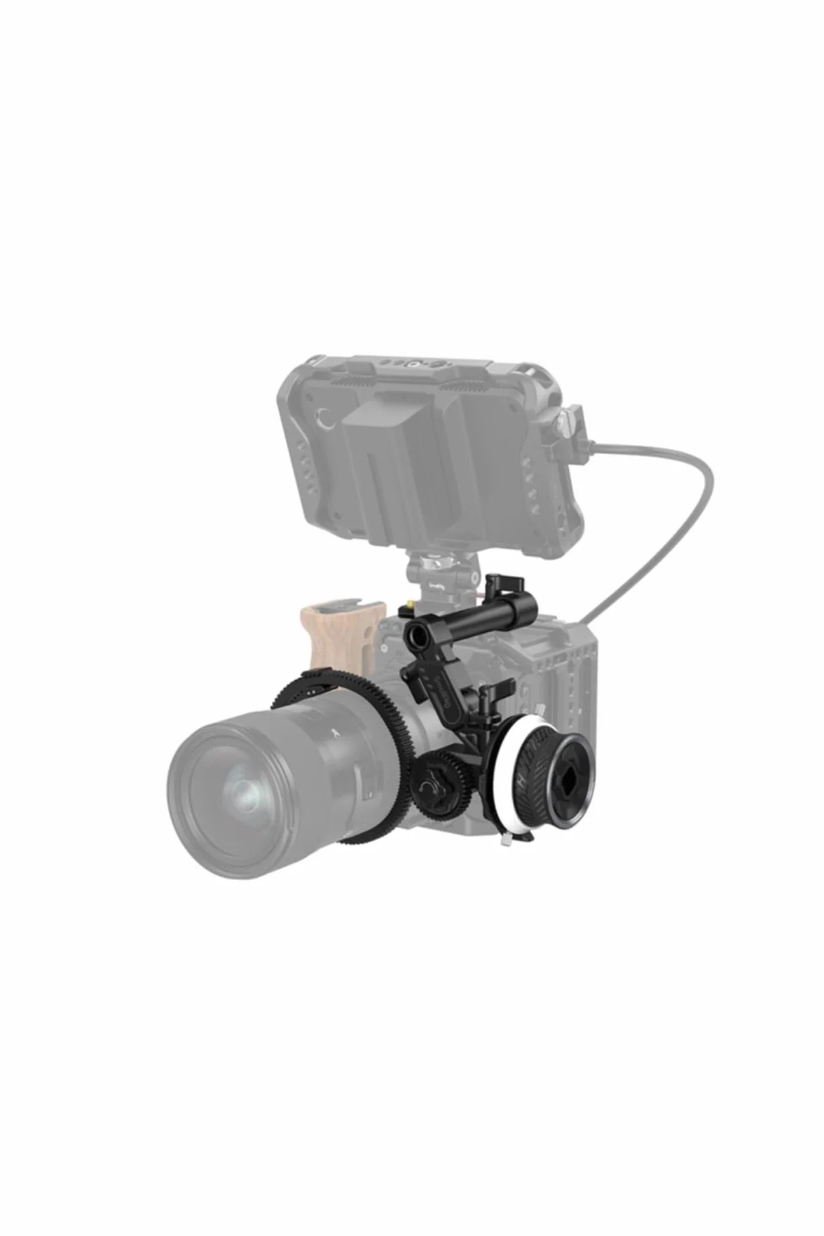 SMALLRIG Mini Follow Focus Zoom Controller per Fotocamere DSLR e Mirrorless, Compatibile con Varie Dimensioni di Obiettivi - 3010C