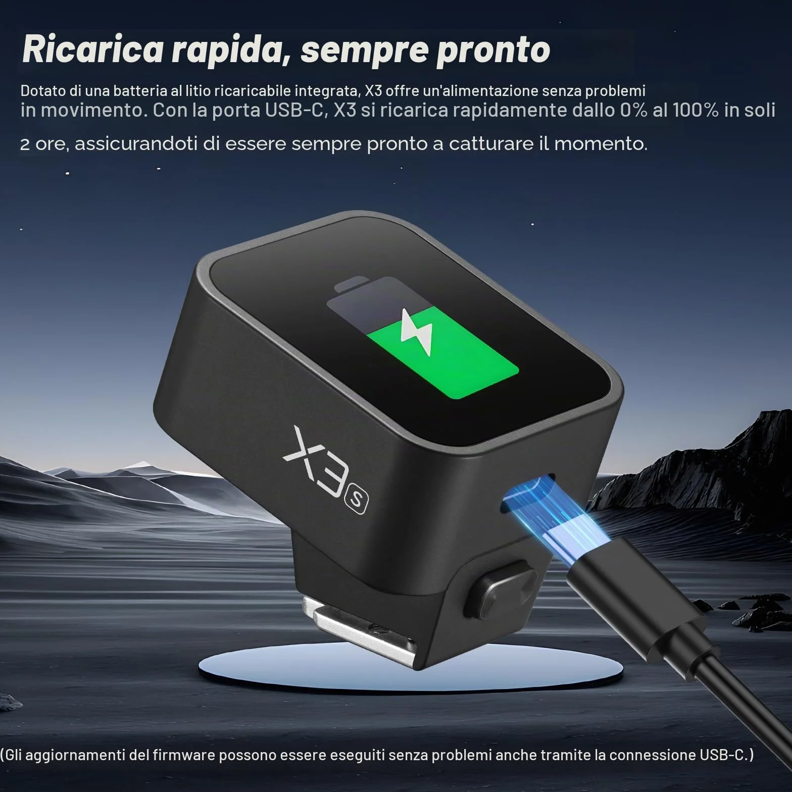 Godox X3-S X3S Wireless Flash Trigger Trasmettitore Flash Touch Screen OLED per Fotocamere Sony 2.4GHz Wireless 1/8000S HSS TTL Tcm Funzione Batteria Ricaricabile Trigger Remoto per Sony