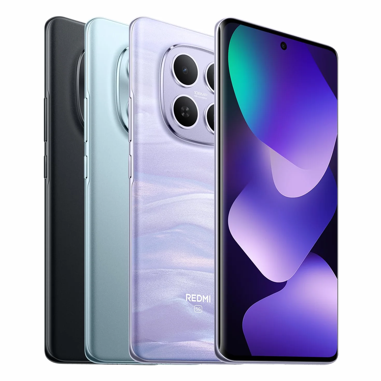 XIAOMI Redmi Note 15 5G, Smartphone 8+256GB, Design ultrasottile, Resistenza IP65, Fotocamera super nitida da 108 MP, Display FHD+ da 6,77", Nero, Garanzia 2 anni, Caricatore non incluso