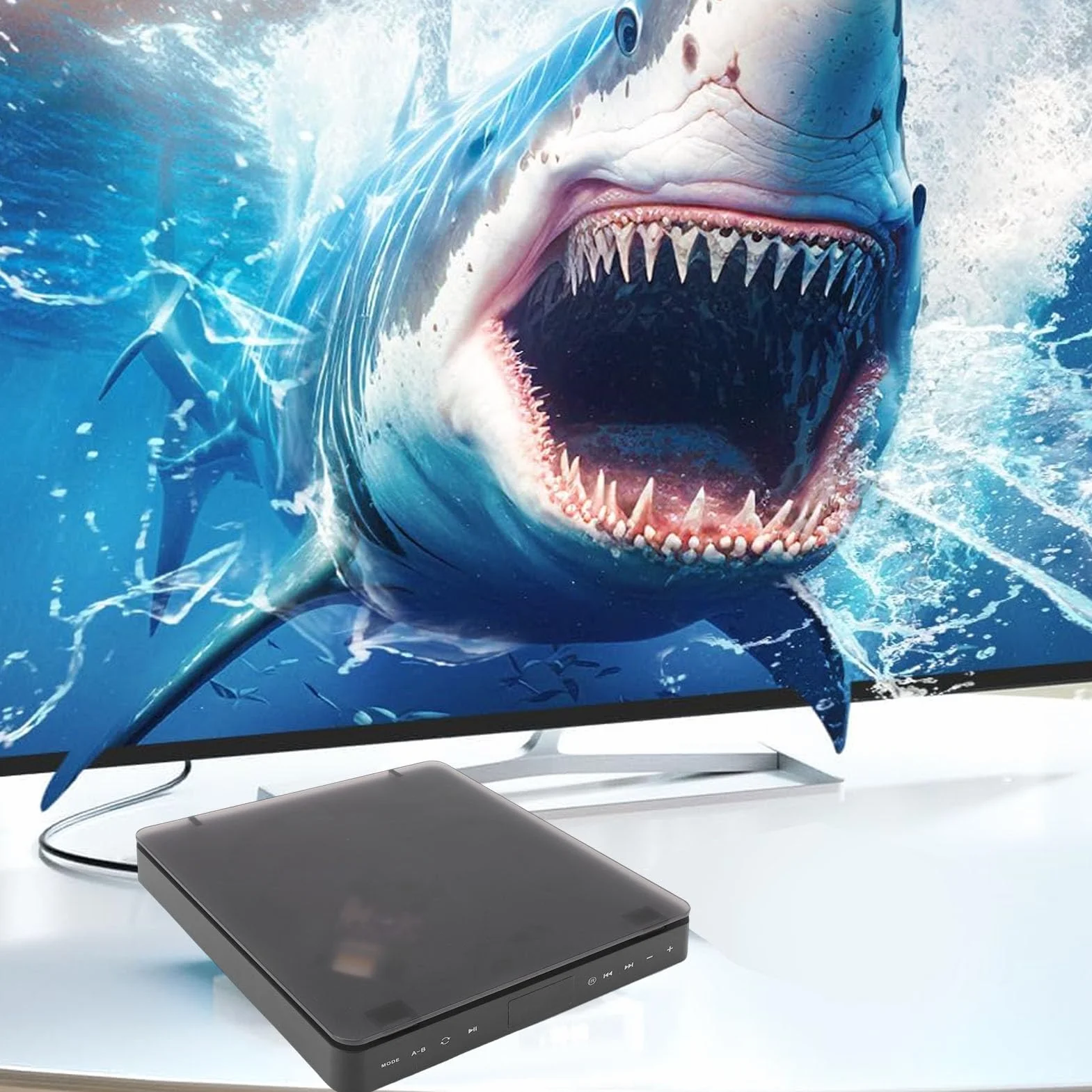 Tosuny Lettore DVD HDMI per TV, Lettore DVD HD 1080P per Tutte le Regioni con Telecomando e Porta HDMI/AV, Supporta Scheda USB/TF, Compatibile con Siste ma PAL/NTSC