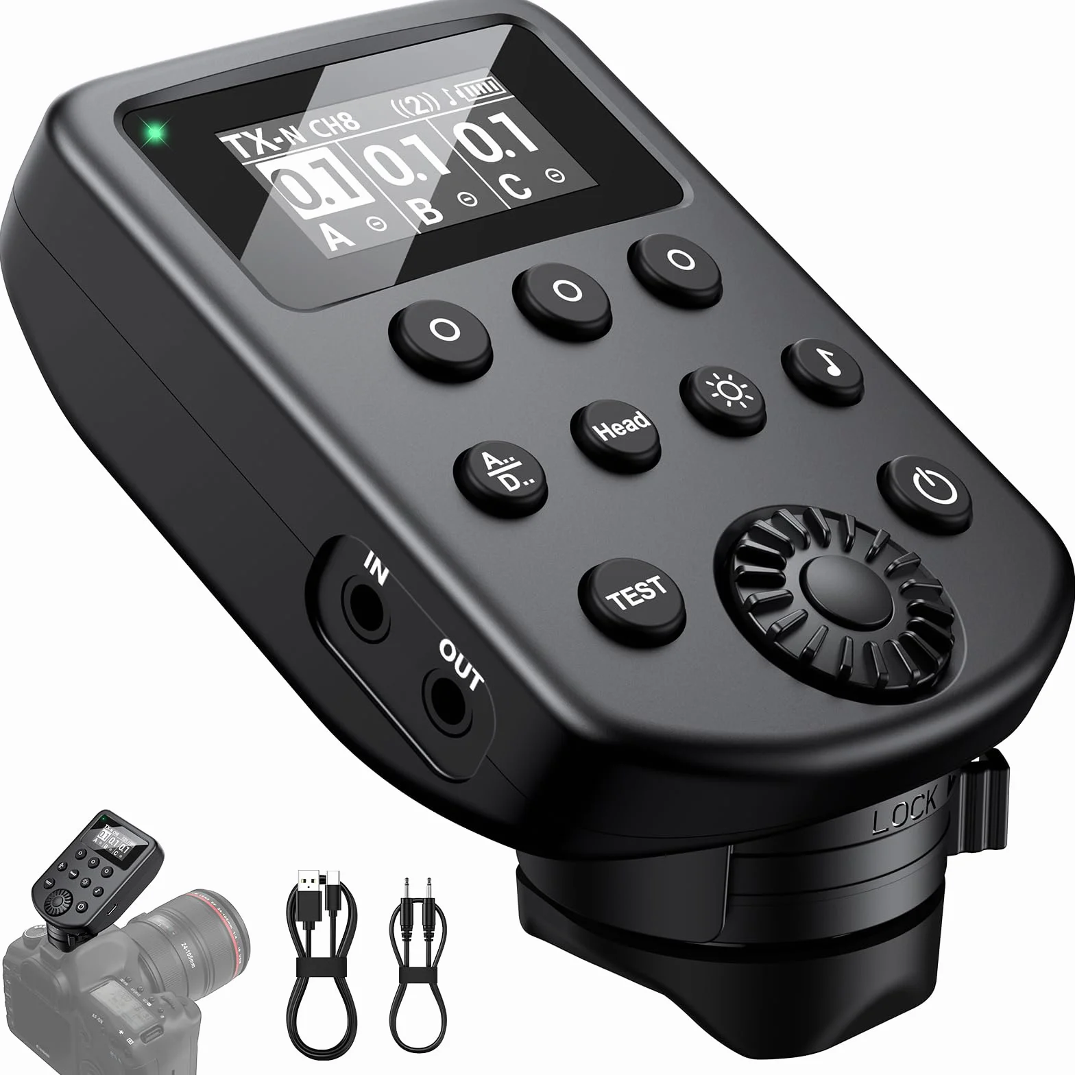 AODELAN Trigger flash wireless compatibile con Profoto Air1 e Air2, per Canon, per Sony, per Nikon, per Olympus, per fotocamere Fujifilm 650FT Telecomando 100 canali 6 gruppi, sostituisce Connect Pro