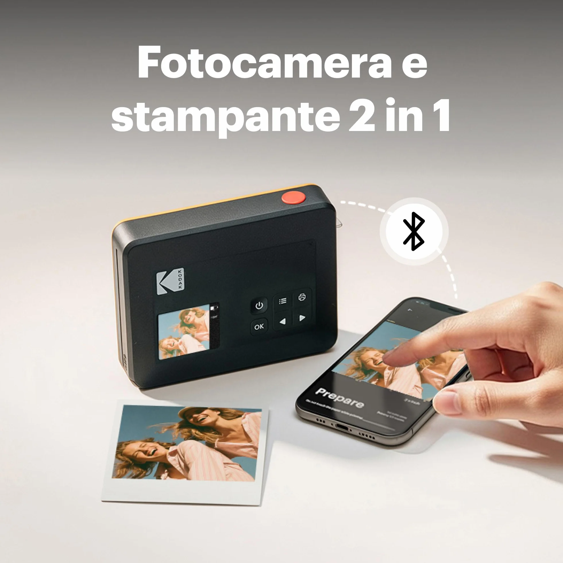 Kodak Mini Shot Combo 3 Retro - C300R, Giallo