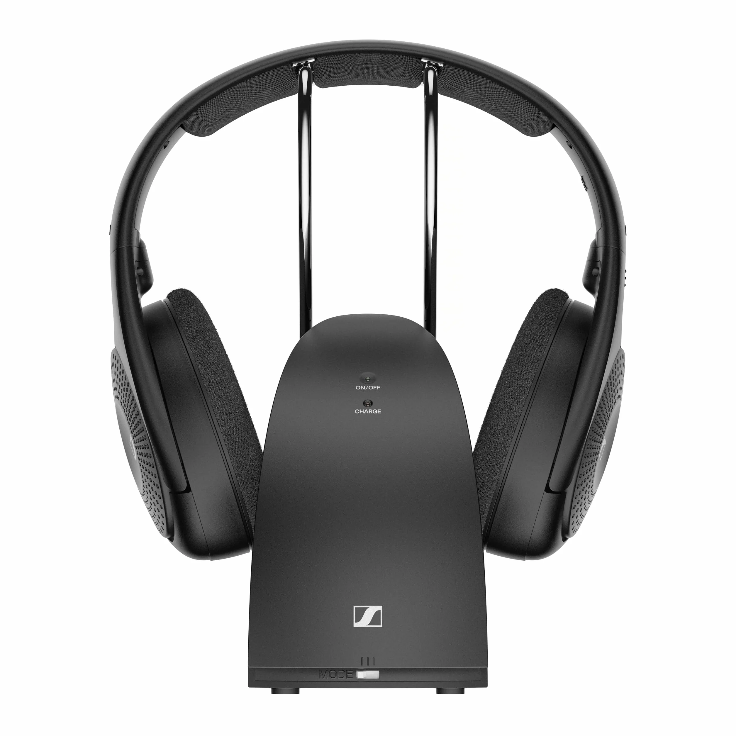 Sennheiser Cuffie Wireless RS 120-W On-Ear per TV, 3 Modalità Audio, Volume, Portata 60 m, Nero