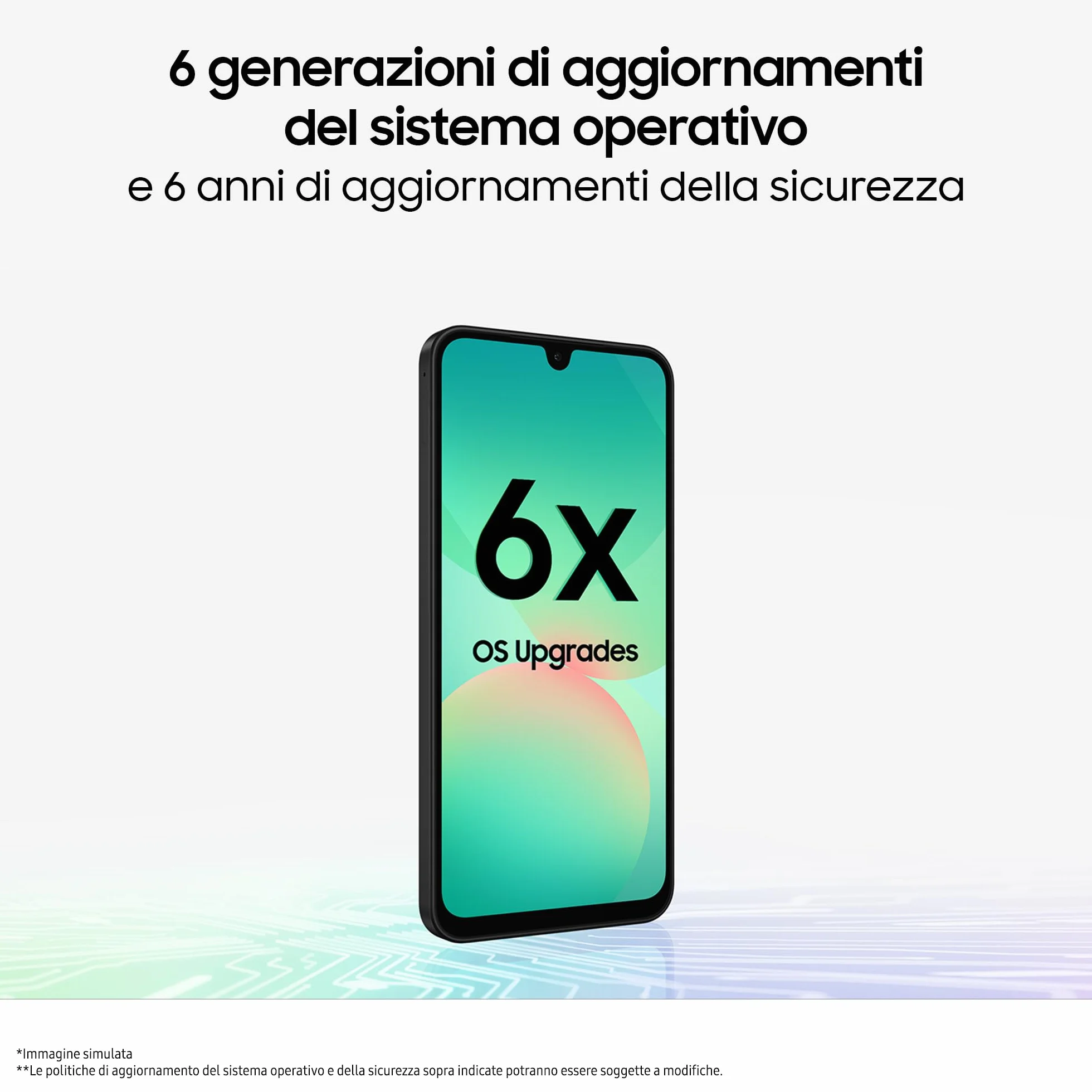 Samsung Galaxy A26 5G, Smartphone con Funzioni intelligenti, 3 anni di Garanzia del produttore, Display Super AMOLED 6.7”, 6GB RAM, 128GB, 5.000 mAh, memoria espandibile, Black [Versione Italiana]