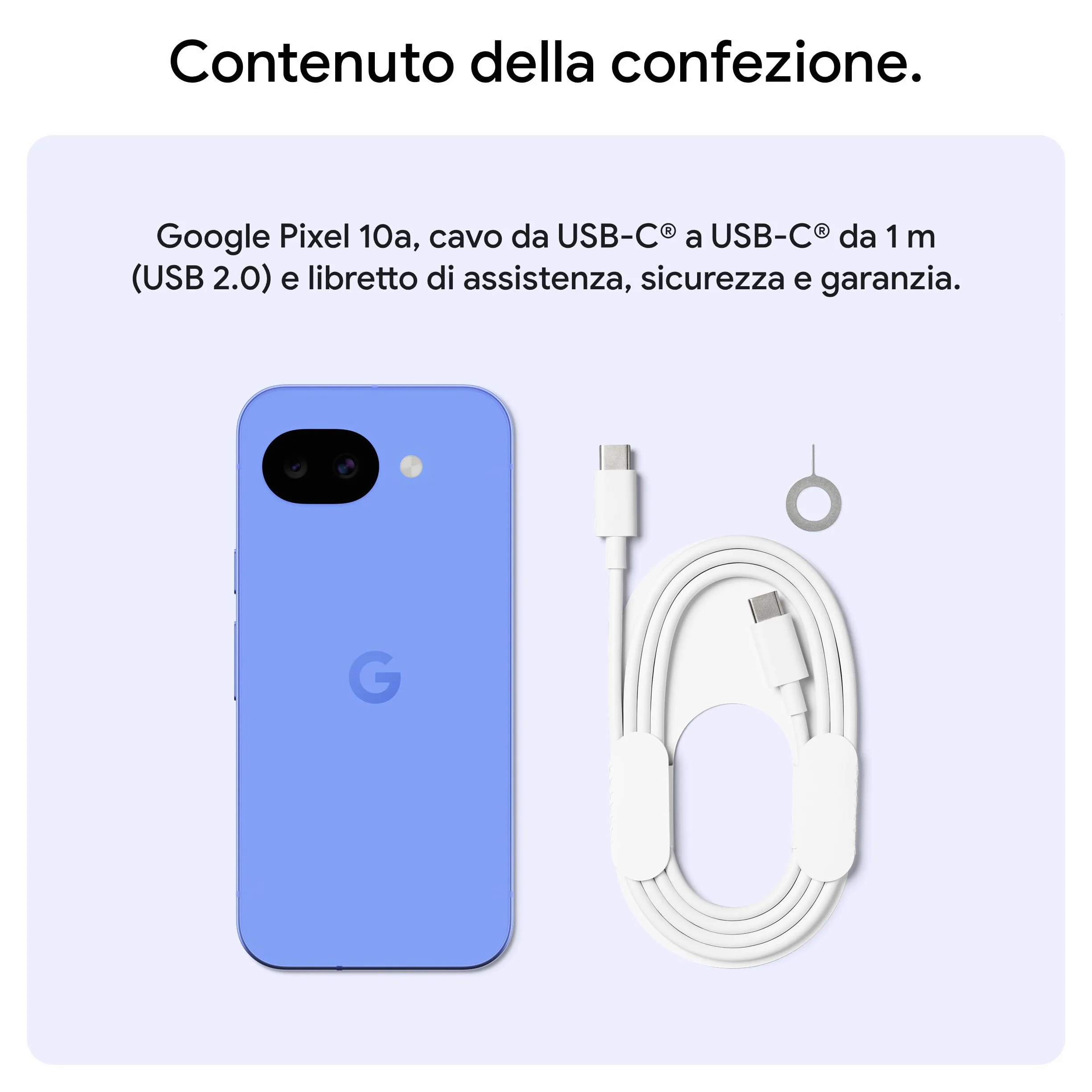 Google Pixel 10a - 7 anni di nuovi aggiornamenti e funzionalità, oltre 30 ore di autonomia, Guida fotografica, Gemini Live, Sicurezza Pixel - Nero ossidiana, 128GB