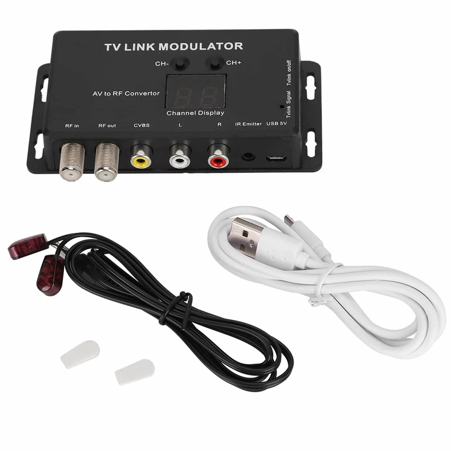 Gugxiom Modulatore RF HDMI, Adattatore HDMI a UHF Modulatore TV Link, TM70