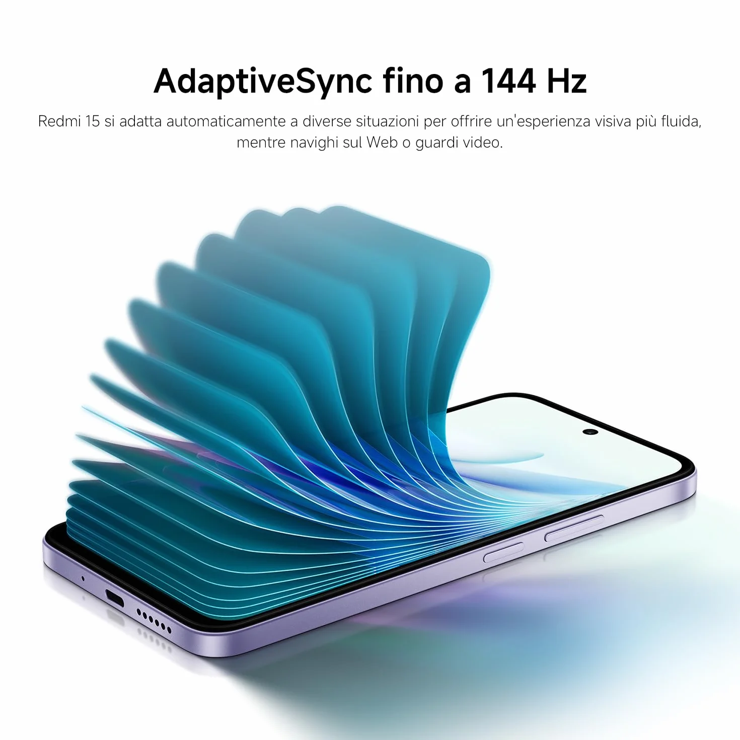XIAOMI Redmi 15, Smartphone 8+256GB, DotDisplay FHD+ 144Hz da 6,9", Snapdragon 685, doppia fotocamera AI da 50MP, Batteria da 7000mAh, Garanzia di 2 anni, Nero, Caricabatterie non incluso