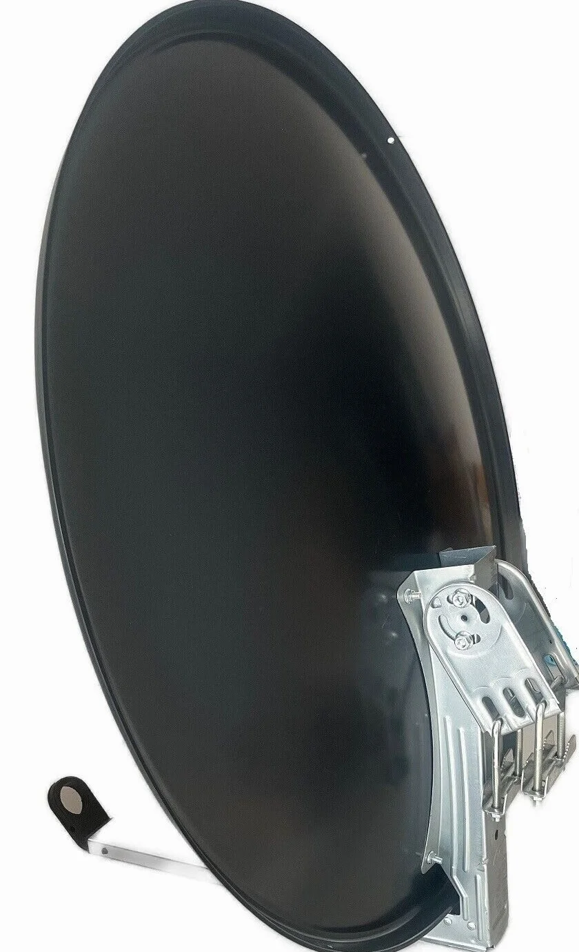KIT SATELLITE COMPLETO:PARABOLA 80 CM+STAFFA+LNB+FINDER+CAVO+SPINOTTI