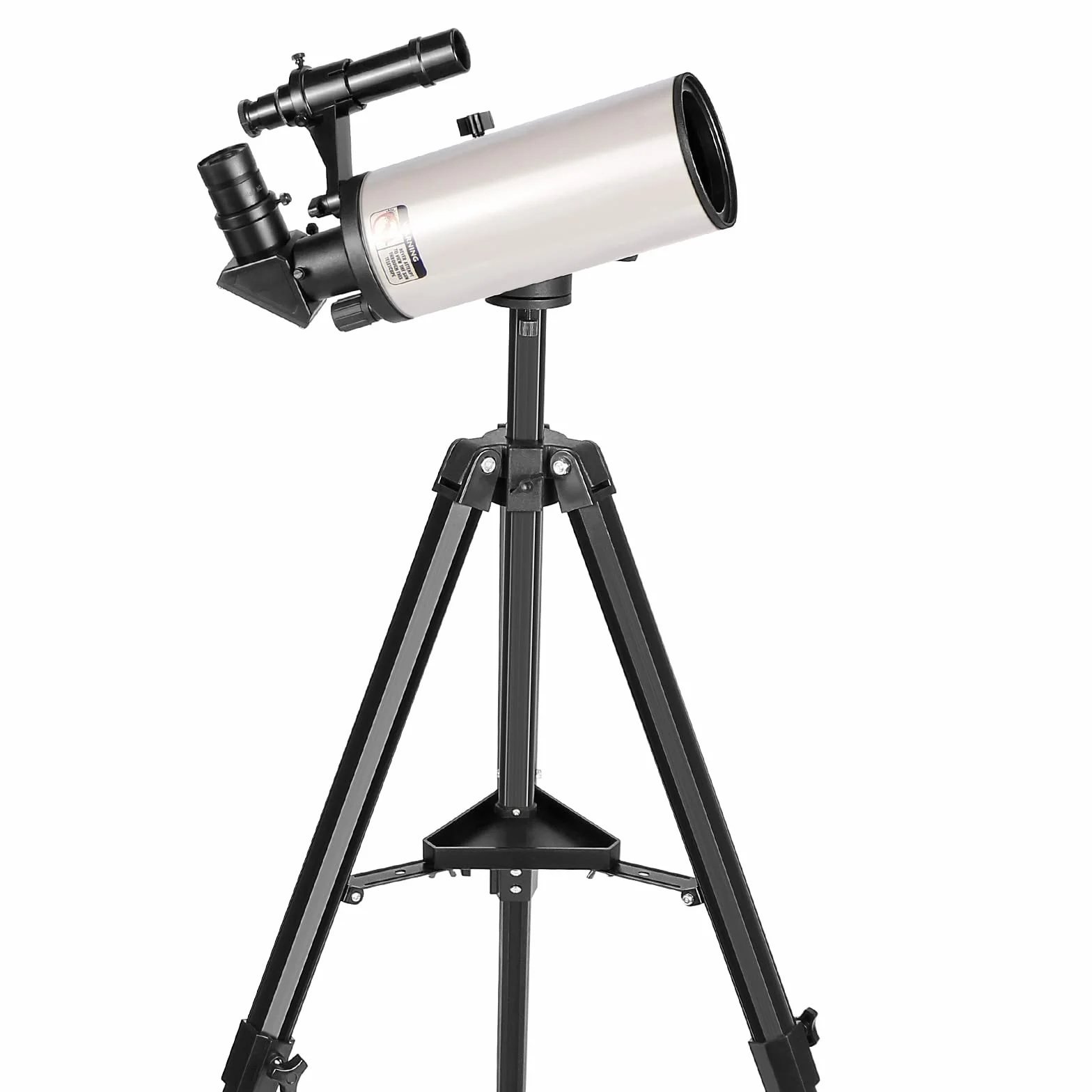 Mak70 telescopio Maksutov-Cassegrain per adulti e bambini, f=1000 mm, obiettivo 70 mm, telescopio astronomico principianti con treppiede gimbal slow motion