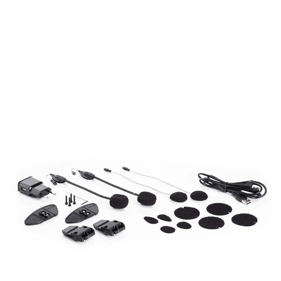 Midland BT Next PRO Doppio Interfono Moto Bluetooth, Auricolari Bluetooth Casco Moto con Altoparlanti Hi-Fi, Cancellazione Rumore, Comunicazione 1.6 km - 2 Auricolari