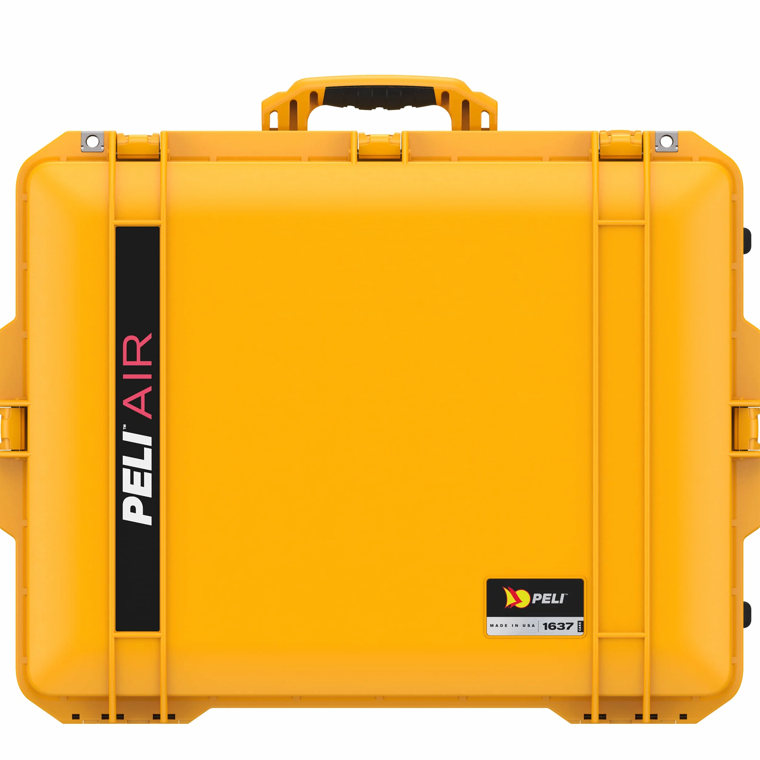 PELI 1637 Air Trolley Protettivo Leggero per Camera e Droni, Impermeabile e resistente alla polvere, 89L di Capacità, Fabbricato in USA, Senza Schiuma, Colore: Giallo