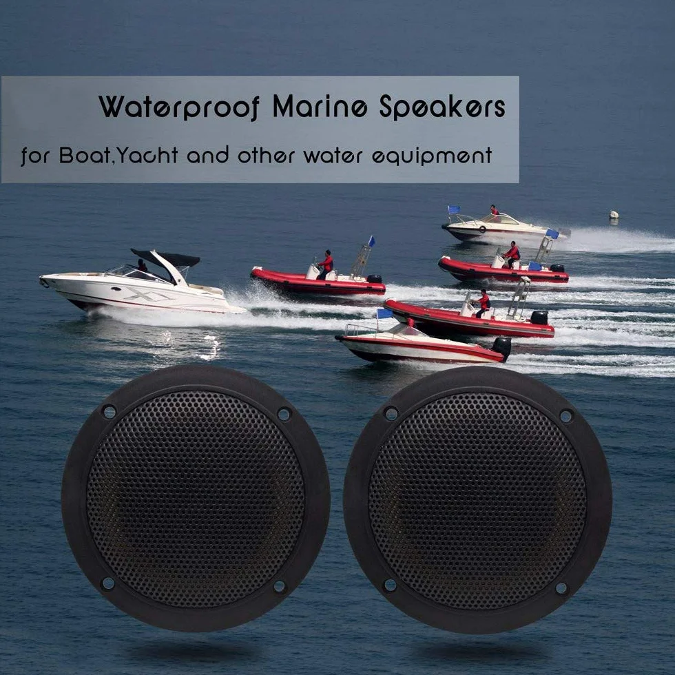 BASS FACE SPL5.2B altoparlanti diffusori doppio cono 125 watt rms 250 watt max 14,50 cm 145 mm 5,25" waterproof impermeabili a coppia