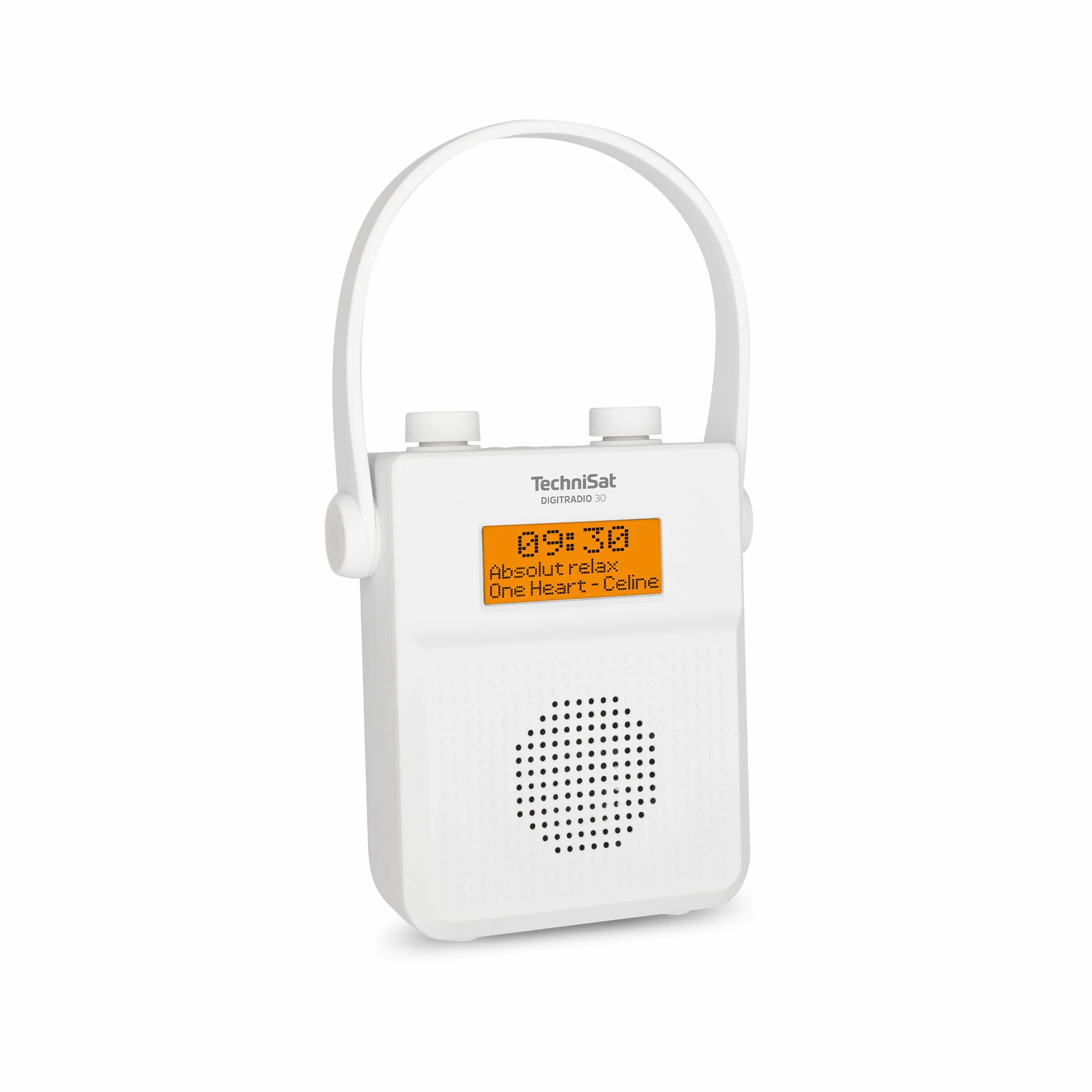 TechniSat DIGITRADIO 30 Radio da doccia impermeabile DAB+ DAB FM Bluetooth IPX5 bianco