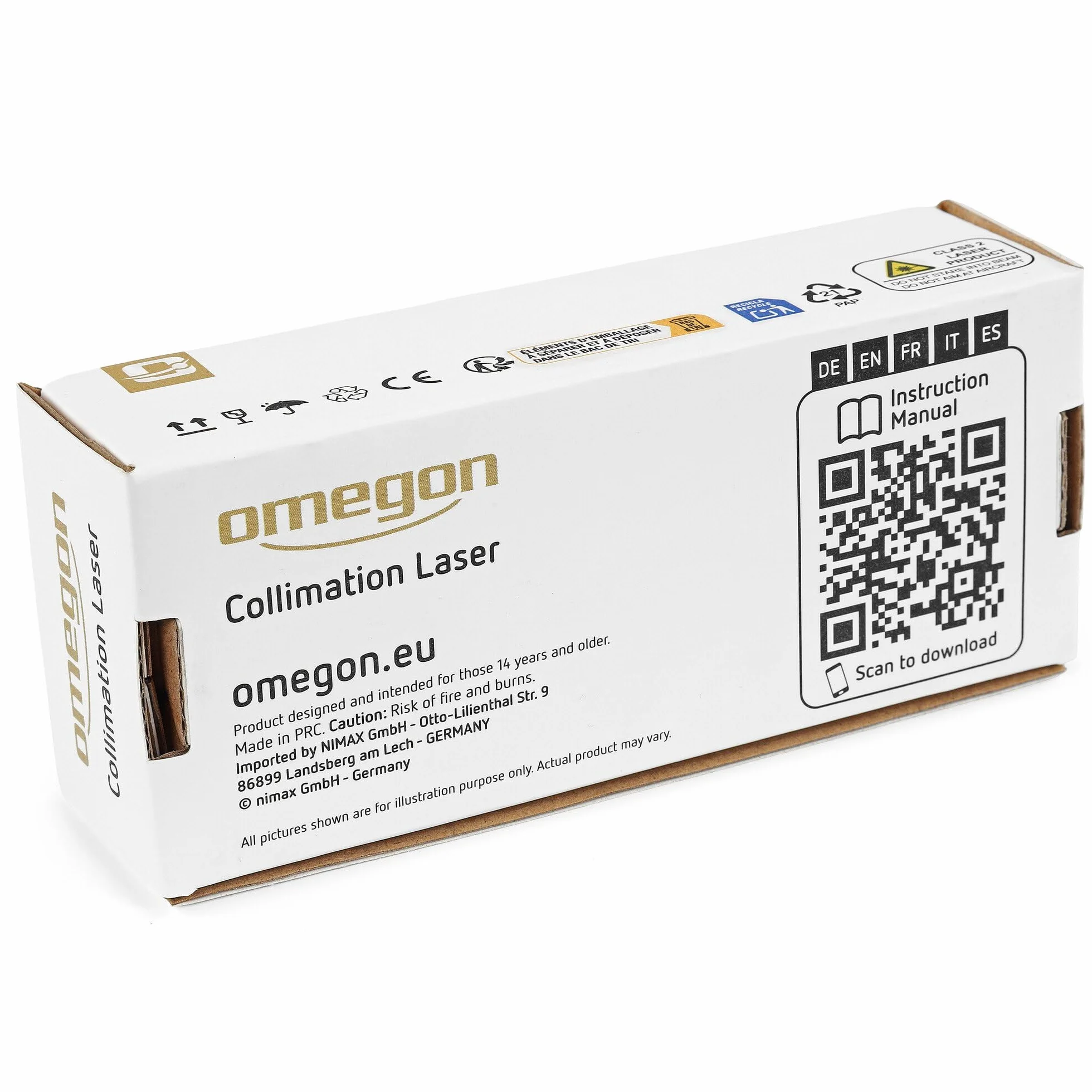 Omegon Collimatore Laser Newton 1,25'' con apertura di controllo Rev. B
