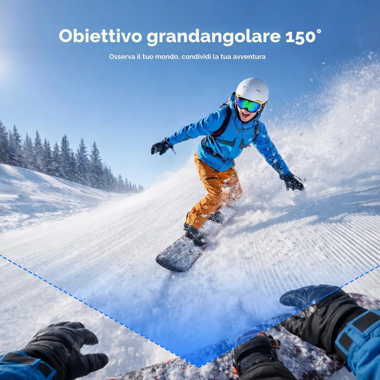 Mini Action Cam 4K 30fps con Custodia di Ricarica, Body Cam Magnetica Indossabile 64GB, Stabilizzata 6-Assi EIS, Grandangolo 150° POV per Moto Vlog Bici