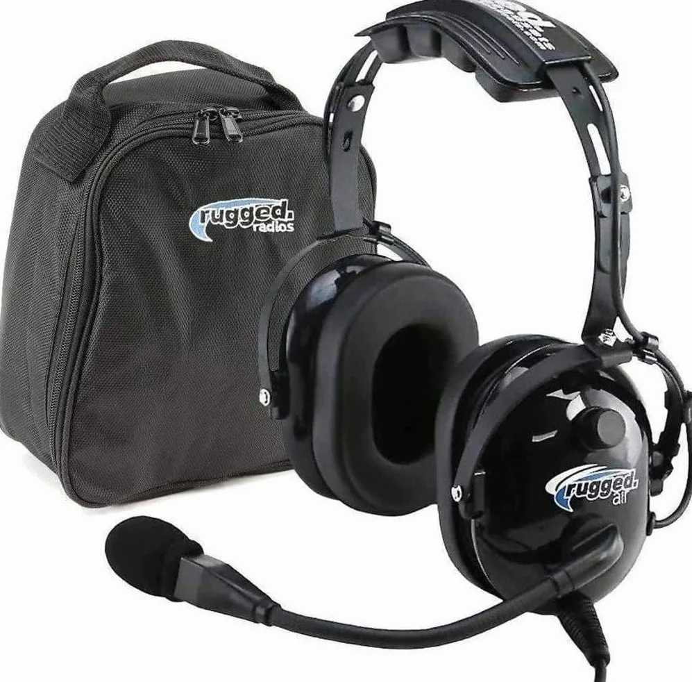 Rugged Air RA200 Cuffie per piloti con riduzione passiva del rumore