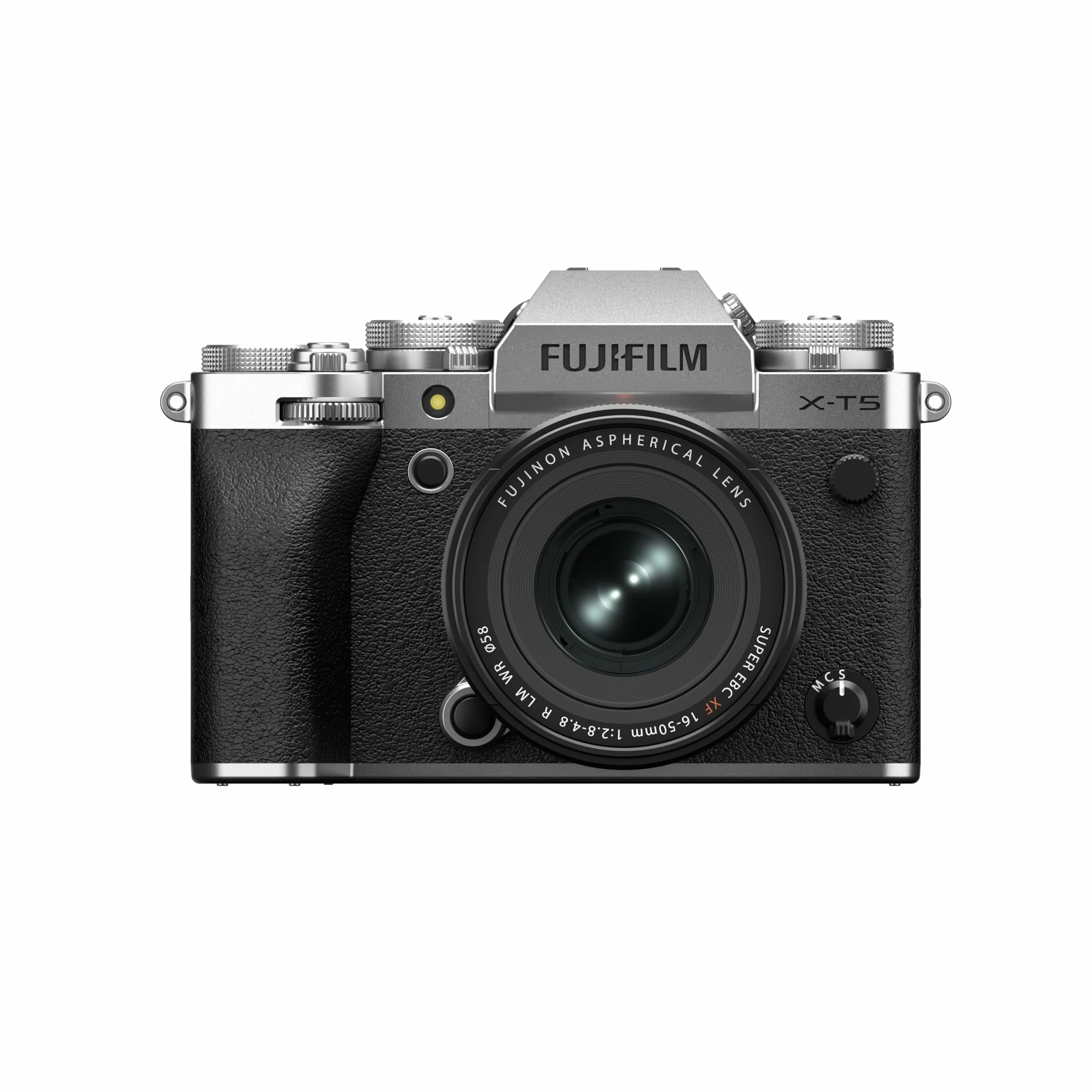Fujifilm X-T5 Fotocamera Digitale Mirrorless 40MP (HR 160MP), KIT XF16-50mmF2.8-4.8, Sensore X-Trans CMOS 5 HR, IBIS, Filmati 6.2K 30p, Mirino EVF, Schermo LCD 3" Touch Vari-angle, Argento