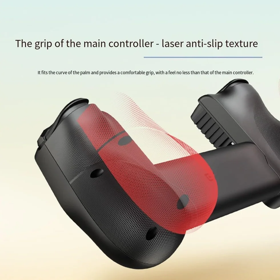Controller di gioco, per GameSir per X5 Lite Gamepad estensibile, per Android per IOS Controller compatibile per giochi mobili, disponibile in vari colori (nero)