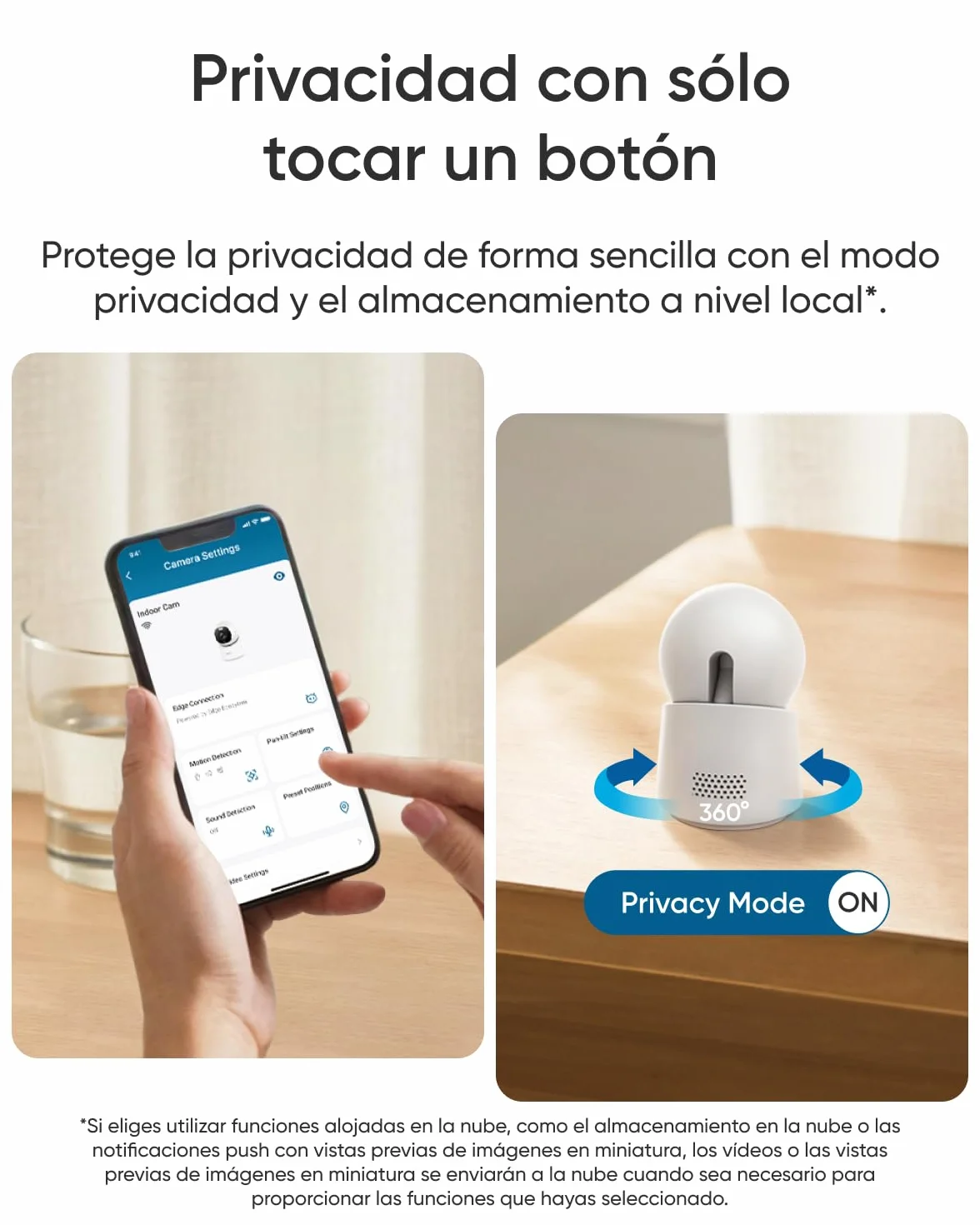 eufy Security Indoor Cam E30, telecamera wifi interno 4K UHD, Rotazione Pan-Tilt a 360°, Visione Notturna a Colori, Rilevamento AI, Tracciamento Automatico di Persone/Animali (ricondizionato)