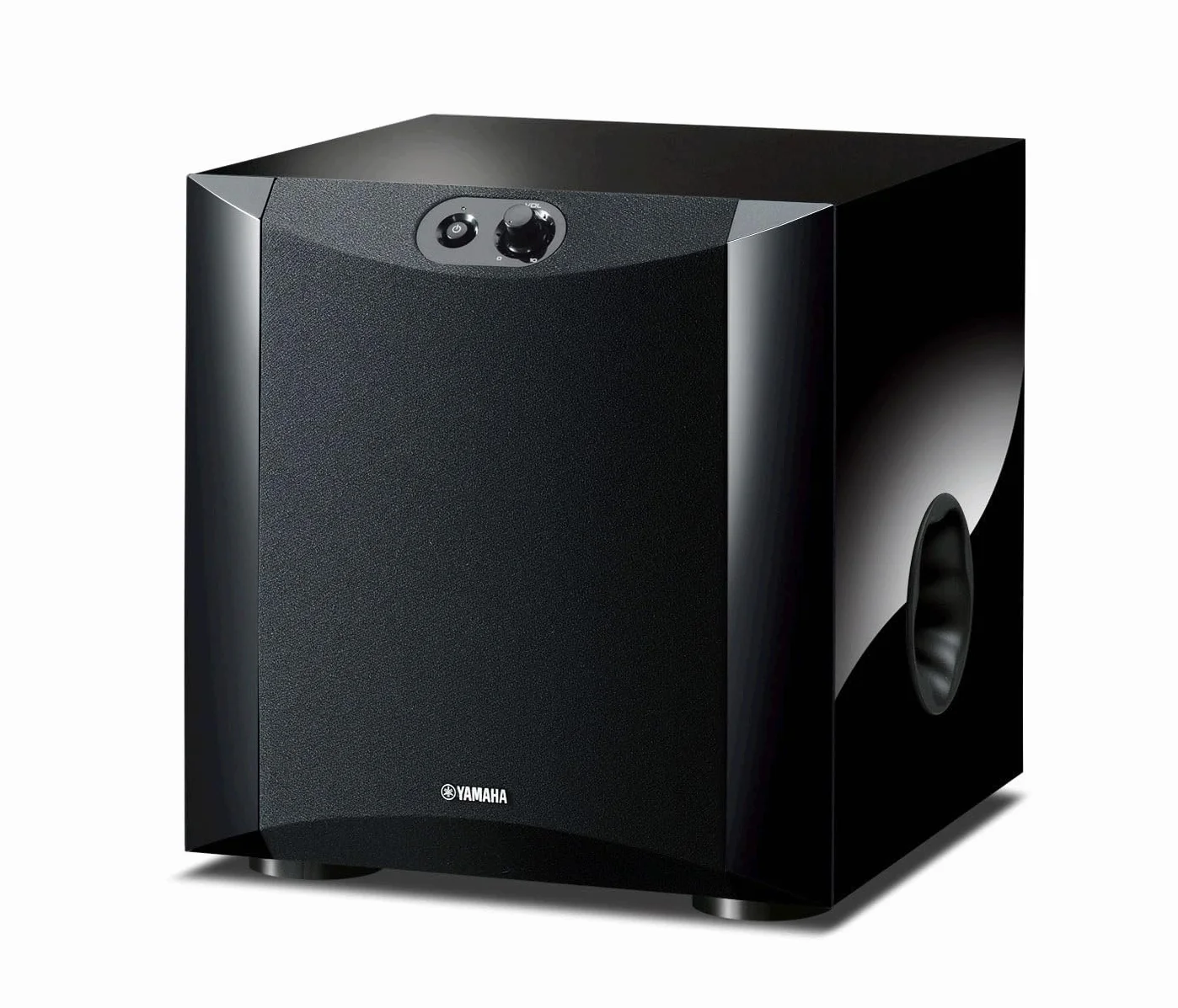 Yamaha NS-SW200 Subwoofer Advanced YST II, Twisted Flare Port, Piano Black