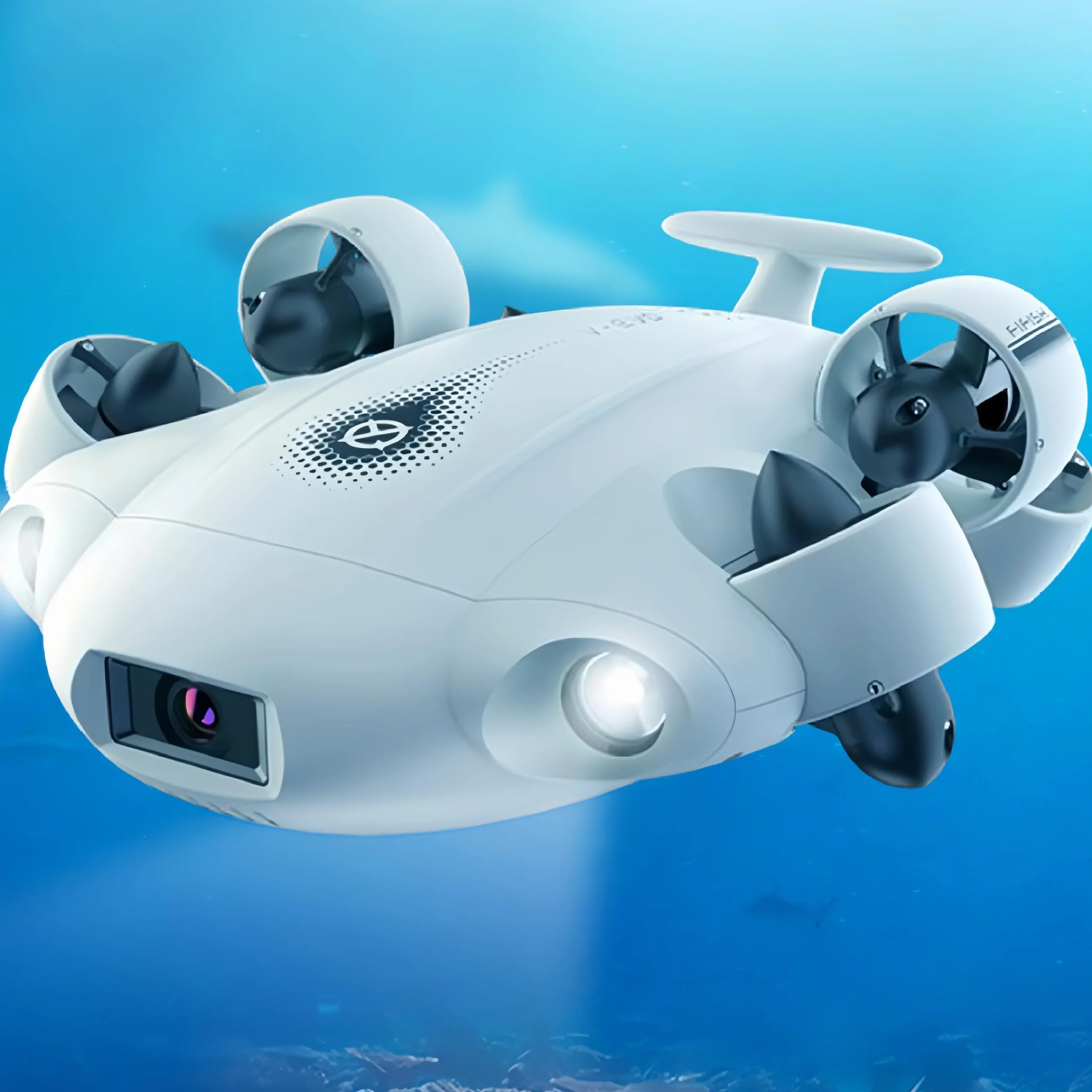 CAMOLECH FIFISH V-EVO 4K drone subacquea con braccio robotico AI Vision Lock 360° movimento omnidirezionale immersione fino a 100M ROV subacqueo (aggiungi braccio robotico)