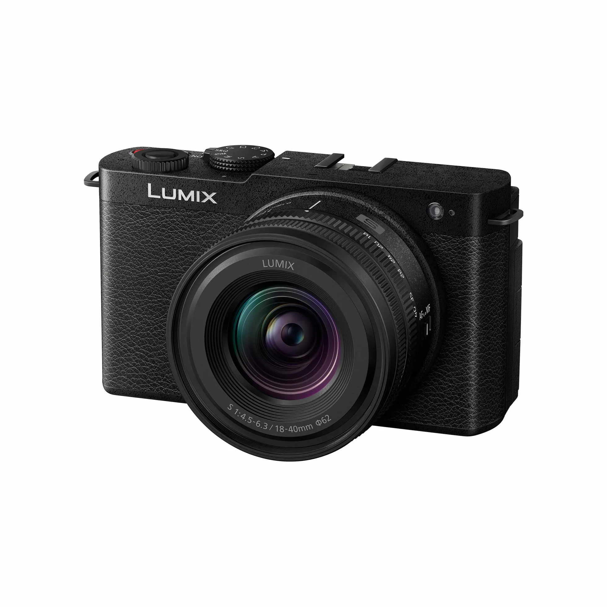 Panasonic Lumix DC-S9NE-K Videocamera mirrorless Full Frame Open Gate per vlogging, 24,2 MP, video 6K/4K, PDAF 779 punti, stabilizzazione dell'immagine, Nero, con S-R1840E 18-40mm S Obiettivo