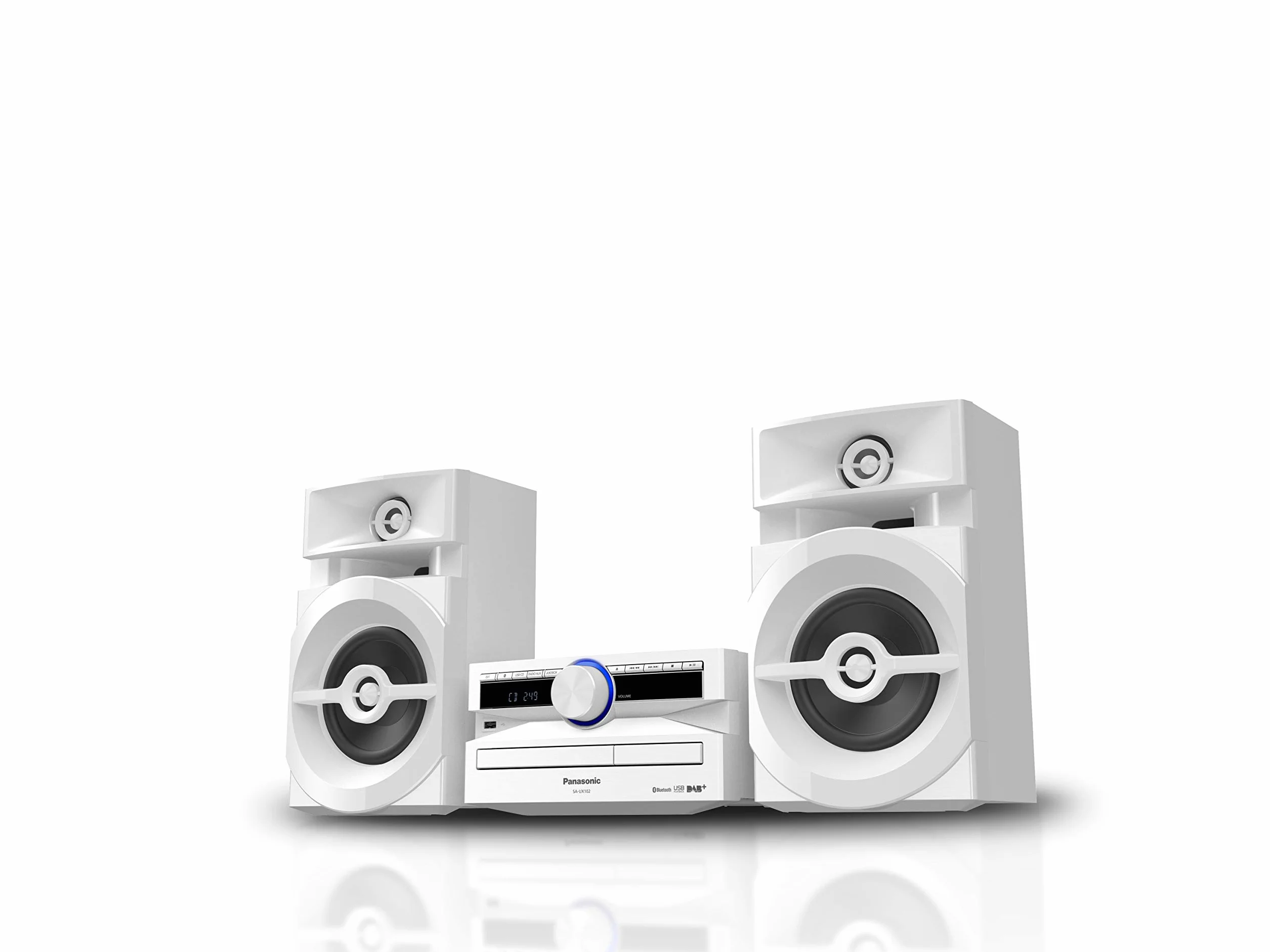 Panasonic SC-UX102E-W Mini Sistema Stereo 300 W Bluetooth USB DAB/DAB+ Bianco