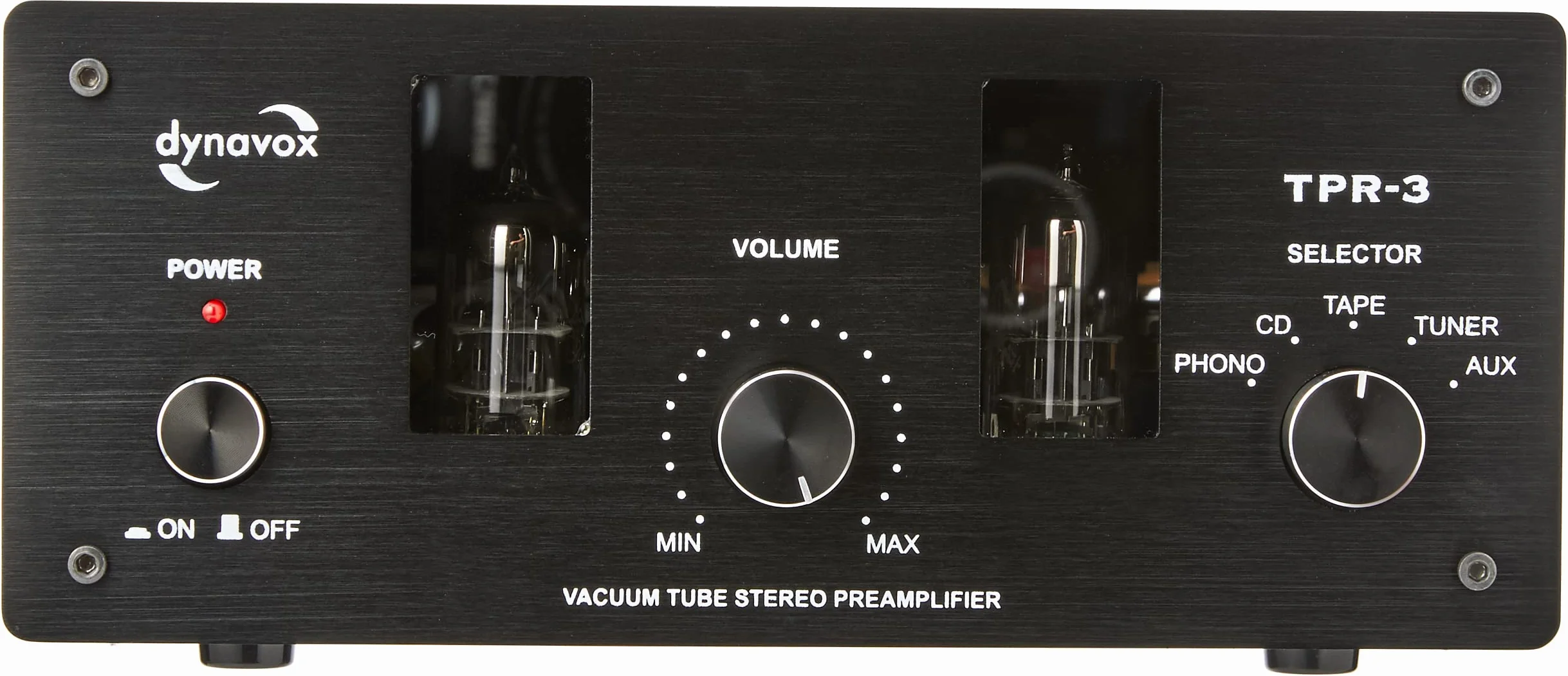 Dynavox TPR-3 Tube Preamplificatore Nero