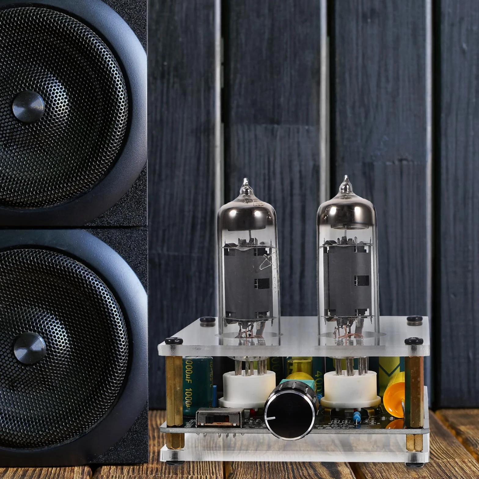 Preamplificatore Valvolare Phono Scheda Pcb Portatile Custodia Abs