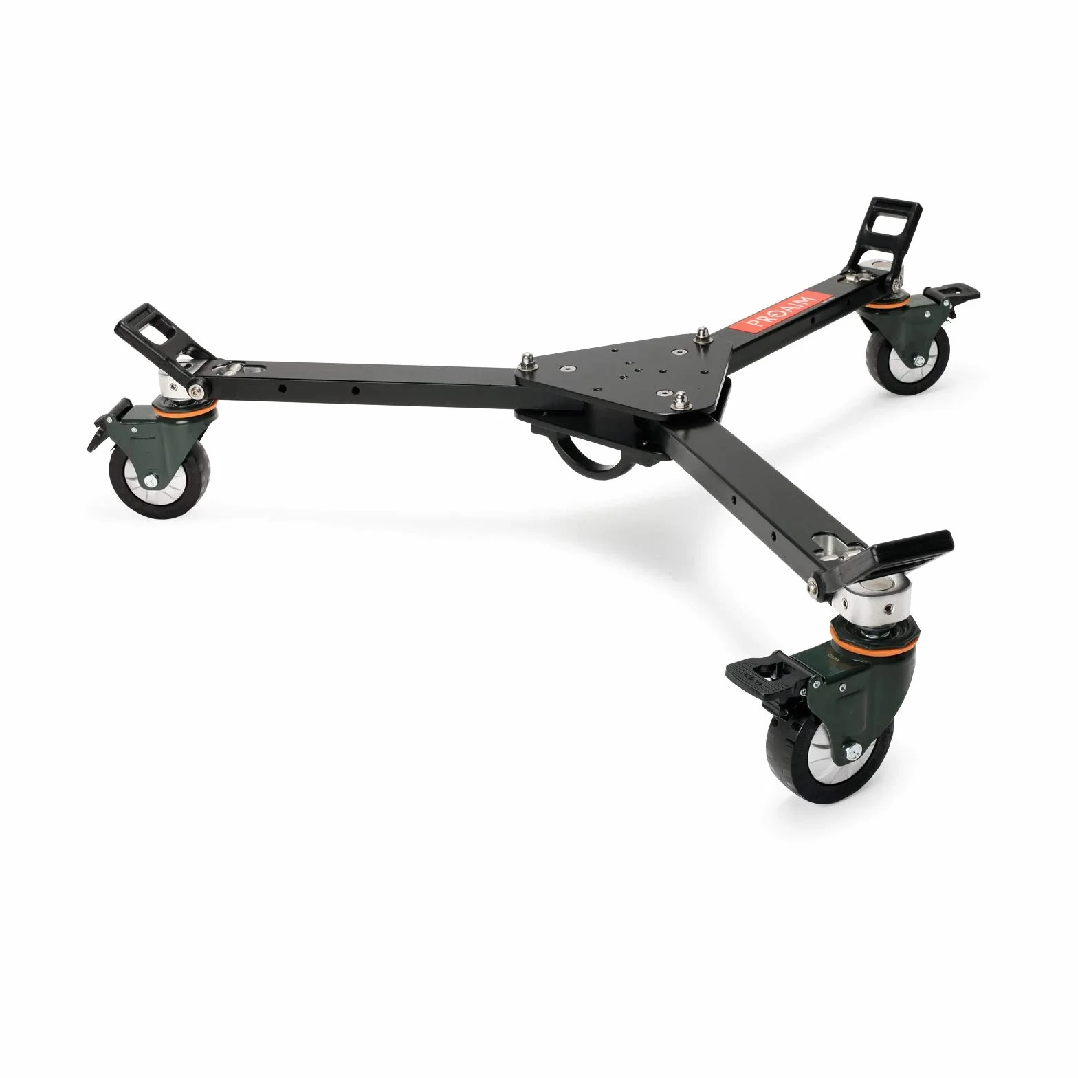 PROAIM Lineo Carrello da pavimento portatile per videocamera. Carrello da studio professionale per impieghi gravosi. Carico utile fino a 500 kg/1100 libbre (P-PRT-D)