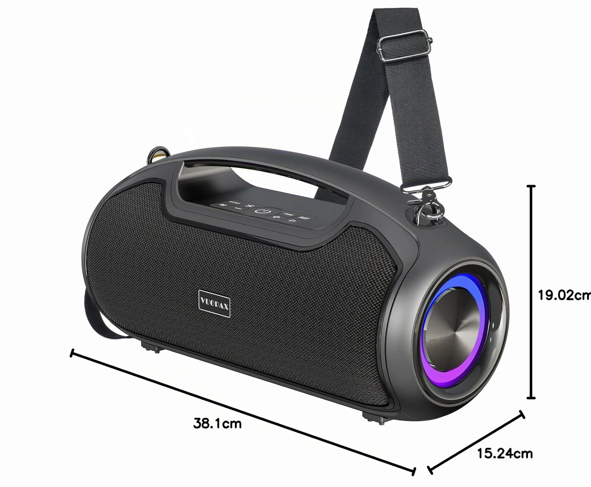 Cassa Bluetooth Portatile, (200W MAX) 120W Potente Altoparlante Wireless, IP65 Impermeabile Bluetooth Speaker, Bassi Profoni/DSP/Bluetooth 5.3 / TF/USB, Ideale per Feste, Esterno, Famiglia, Regalo