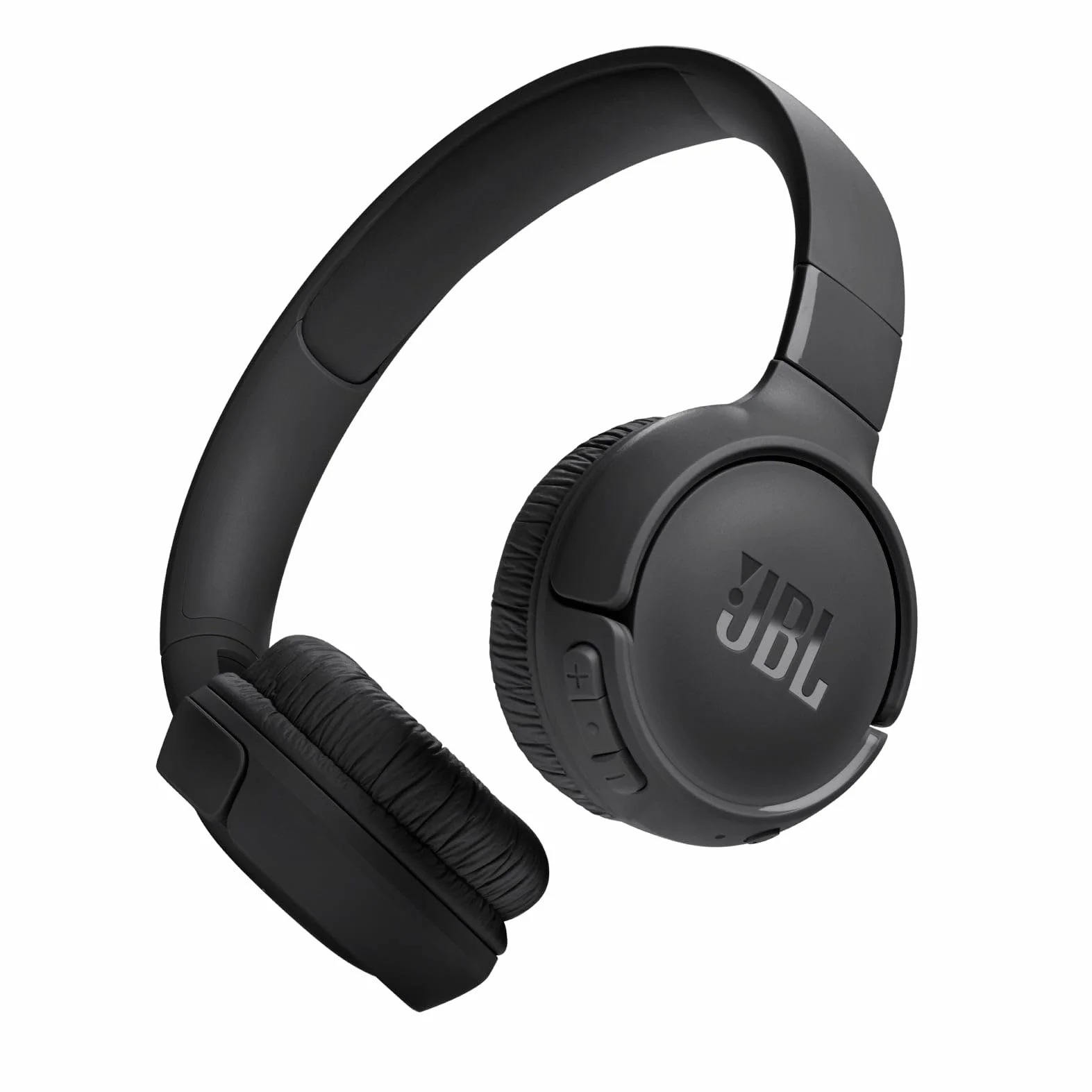JBL Tune 520 BT Cuffie On-Ear Bluetooth Wireless, Pieghevoli e Leggere, Microfono e Comandi su Padiglione con Voice Aware, JBL Pure Bass, Connessione Multipoint, fino a 57 ore di Autonomia, Nero