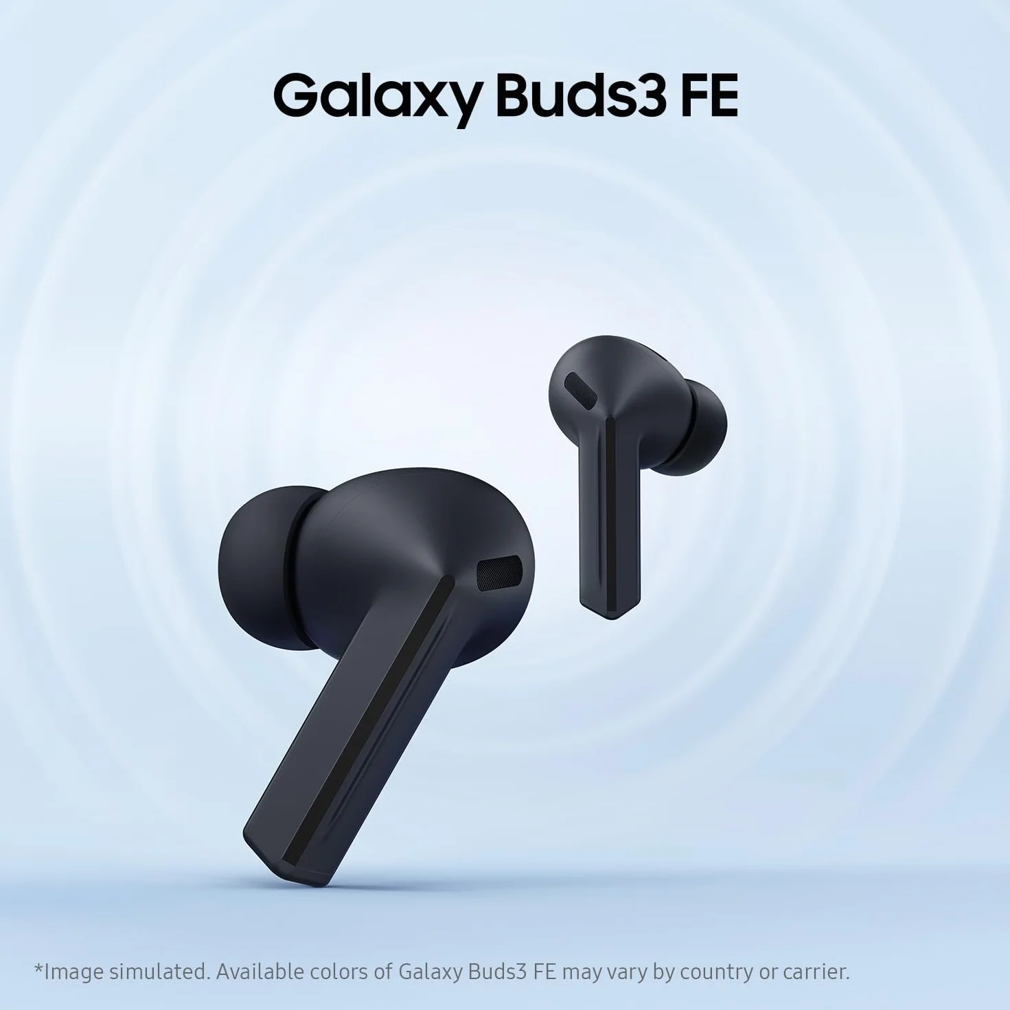 Samsung Galaxy Buds3 FE (2025, versione CAD e garanzia) - Auricolari Bluetooth grigi con traduzione live in tempo reale AI, accoppiamento e commutazione automatica, resistenza al sudore e all'acqua