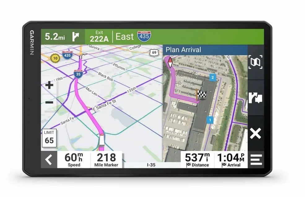 Garmin dēzl LGV1010 MT-D, Infotraffico DAB, Display da 10", Mappa Europa, Anteprima percorso, Navigazione in base a dimensioni, peso e carico trasportato