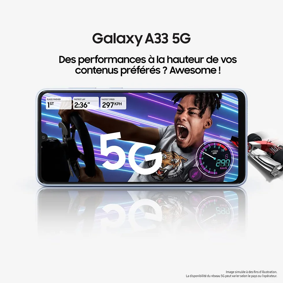 Samsung Galaxy A33 5G, 128GB, Awesome Black (Ricondizionato)