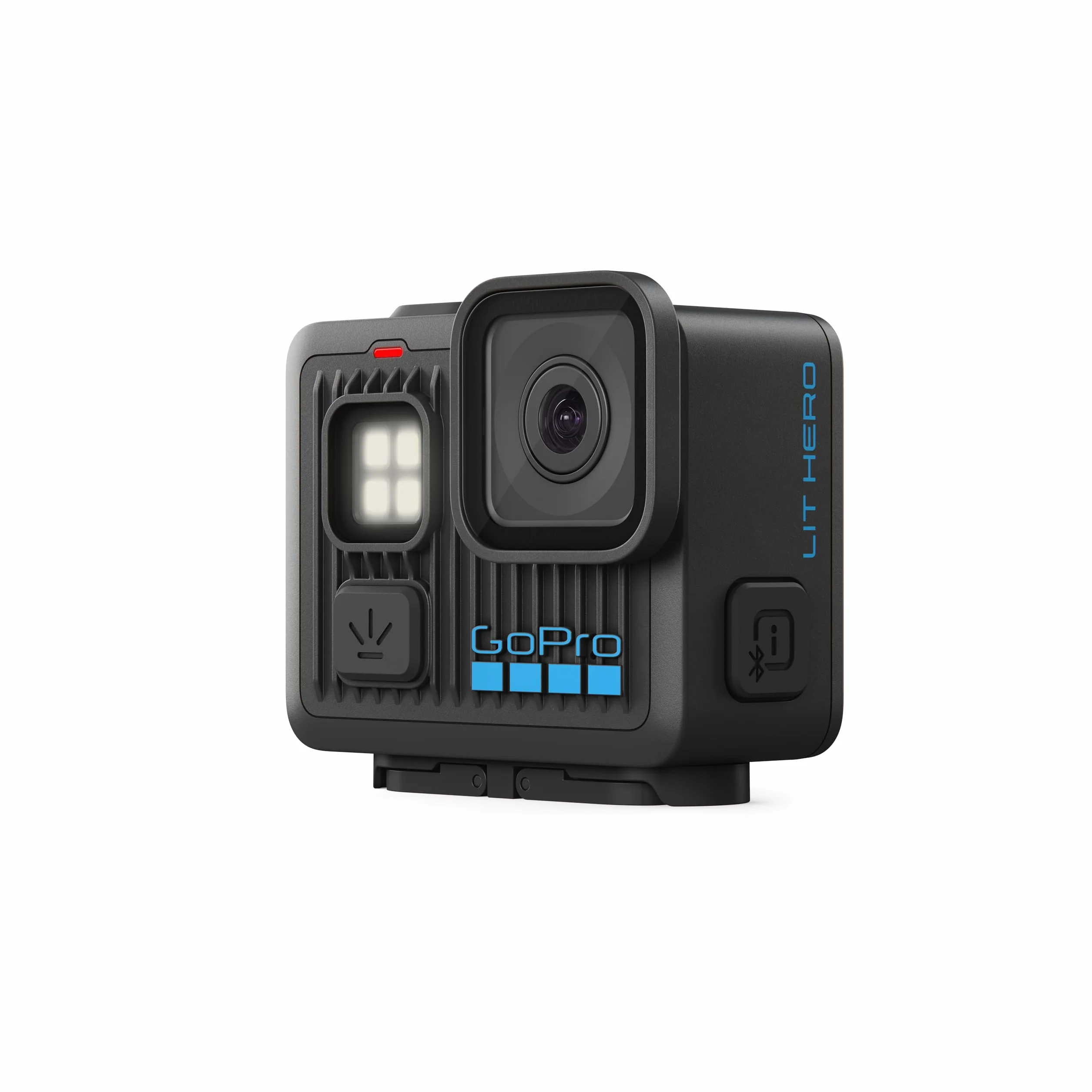 GoPro LIT HERO - Action camera leggera, compatta e impermeabile con luce integrata, video Ultra HD 4K60, foto da 12 MP, touch screen, stabilizzazione HyperSmooth