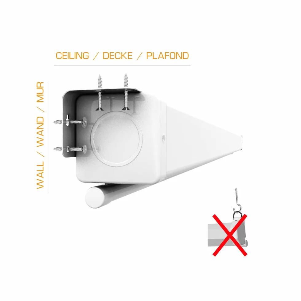SlenderLine Schermo motorizzato 200 x 150 cm (alloggiamento 230cm) | 1,2 Gain | formato 4:3 | 3D | FULL-HD 4K 8K Ultra-HD | home cinema & presentazioni | telecomando incluso |LCD DLP & LED