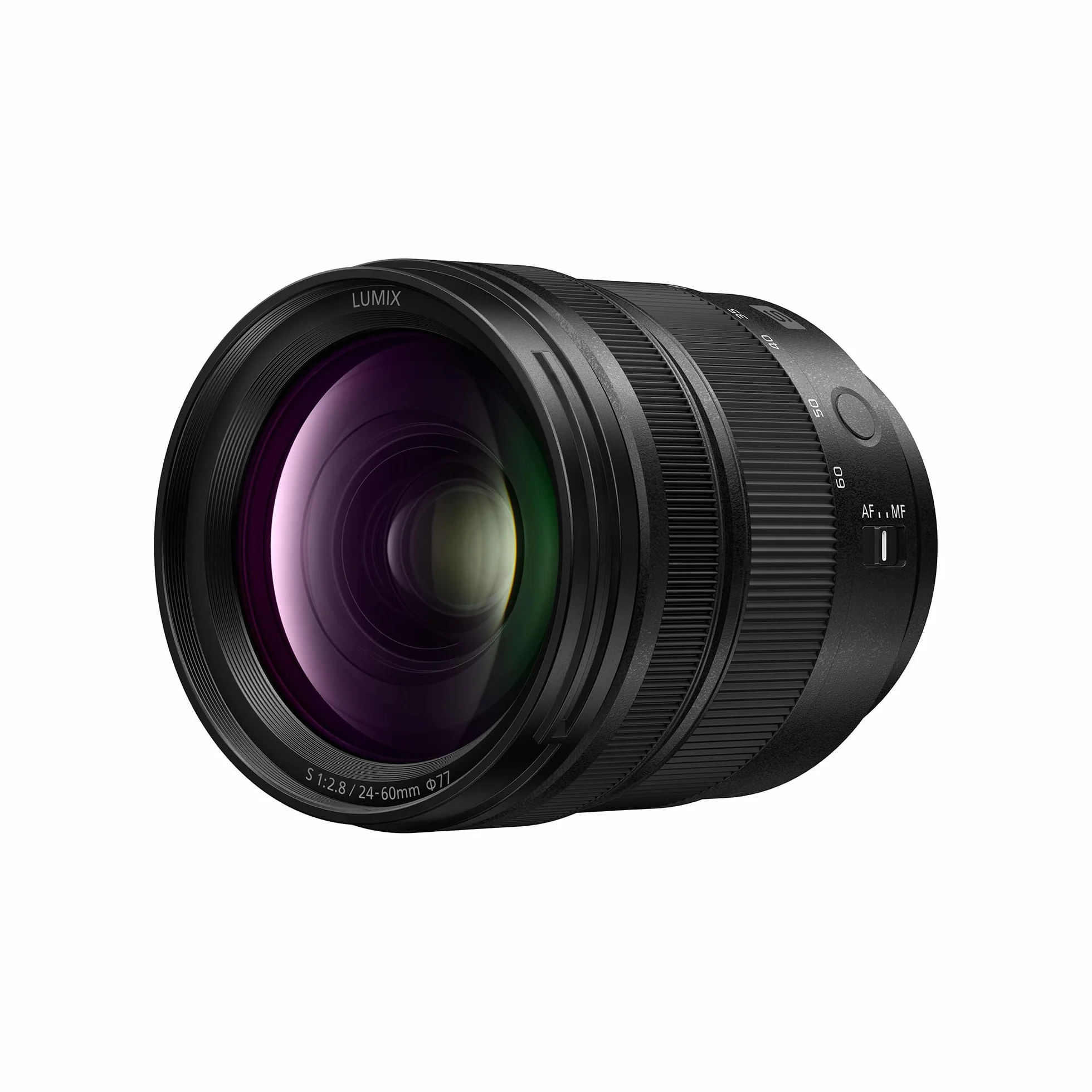 Panasonic LUMIX S Obiettivo 24-60mm, Montatura L, Obiettivo a Diaframma Costante F2.8 per Fotocamera Mirrorless Full Frame, Nero