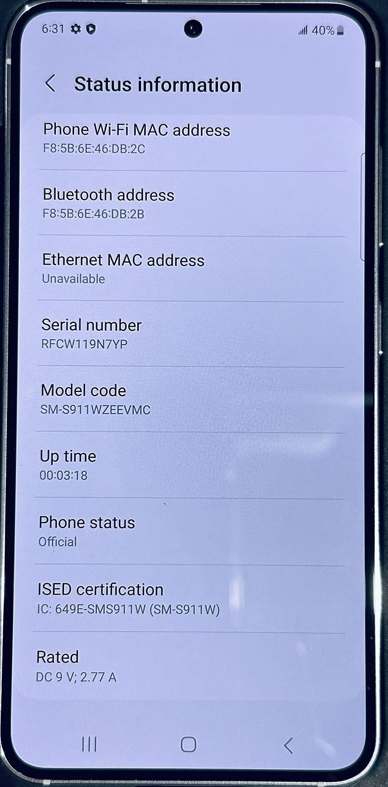 Samsung Galaxy S23 5G 128GB (Ricondizionato)