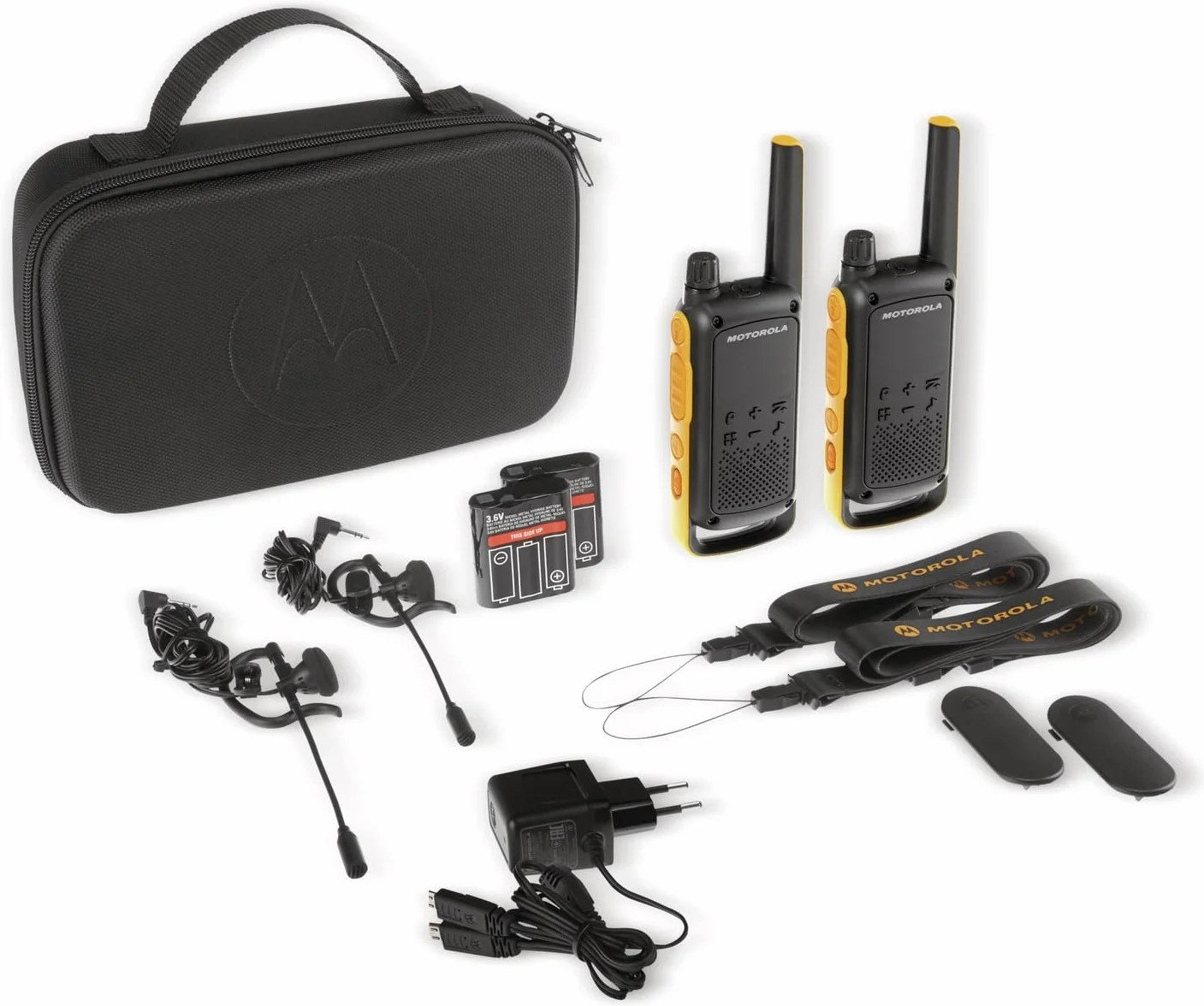 MOTOROLA Solutions TALKABOUT T82 EXTREME Walkie Talkie PMR446 IPX4 Giallo/Nero
