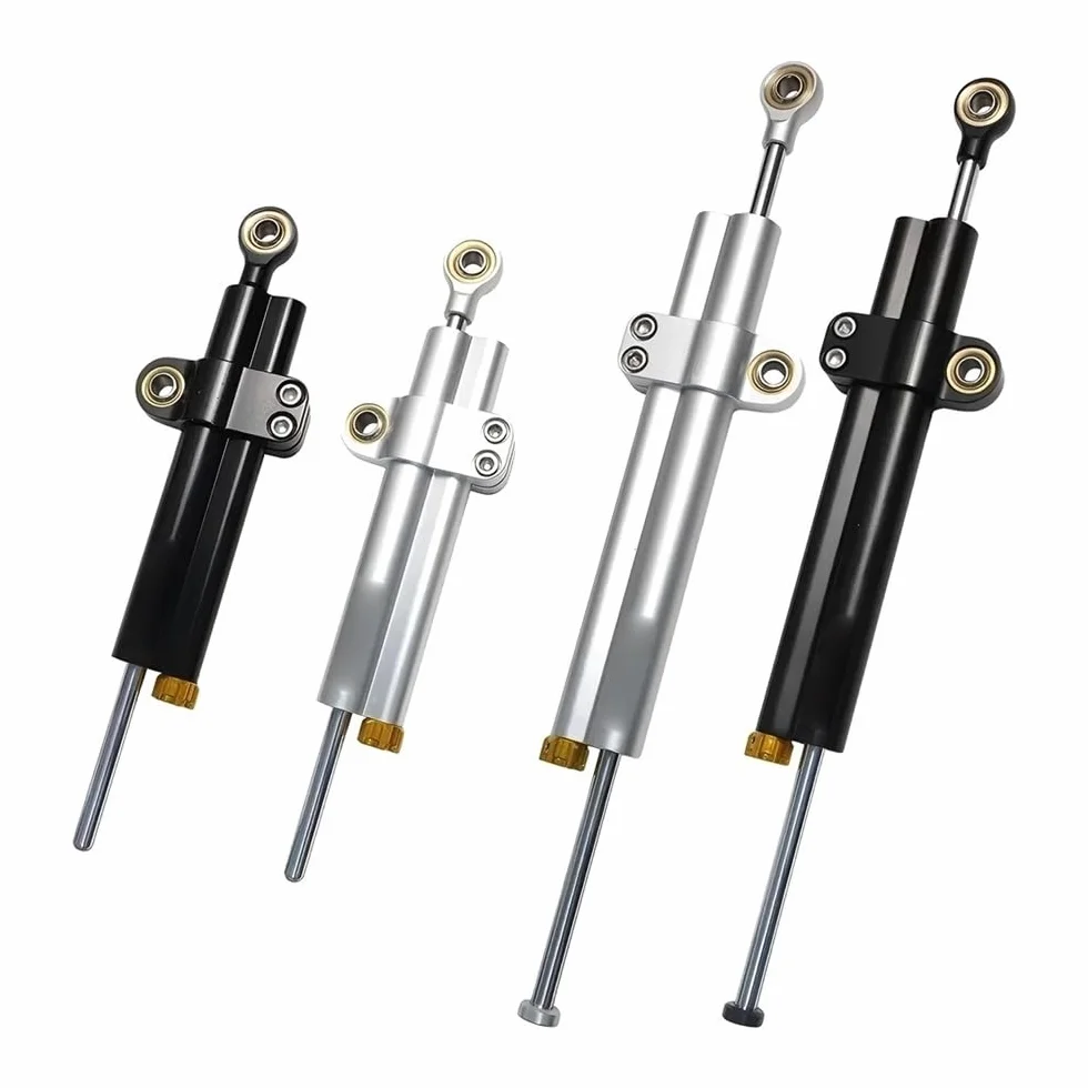 Sospensione Ammortizzatori Di Sterzo Misura for Ohlins for Yamaha YZF-R3 YZF-R6 TDR250 CS3C CS5 SR1 SR125 XJR1300 for Kawasaki MT07 MT09 ZX6R(BLACK-365MM)