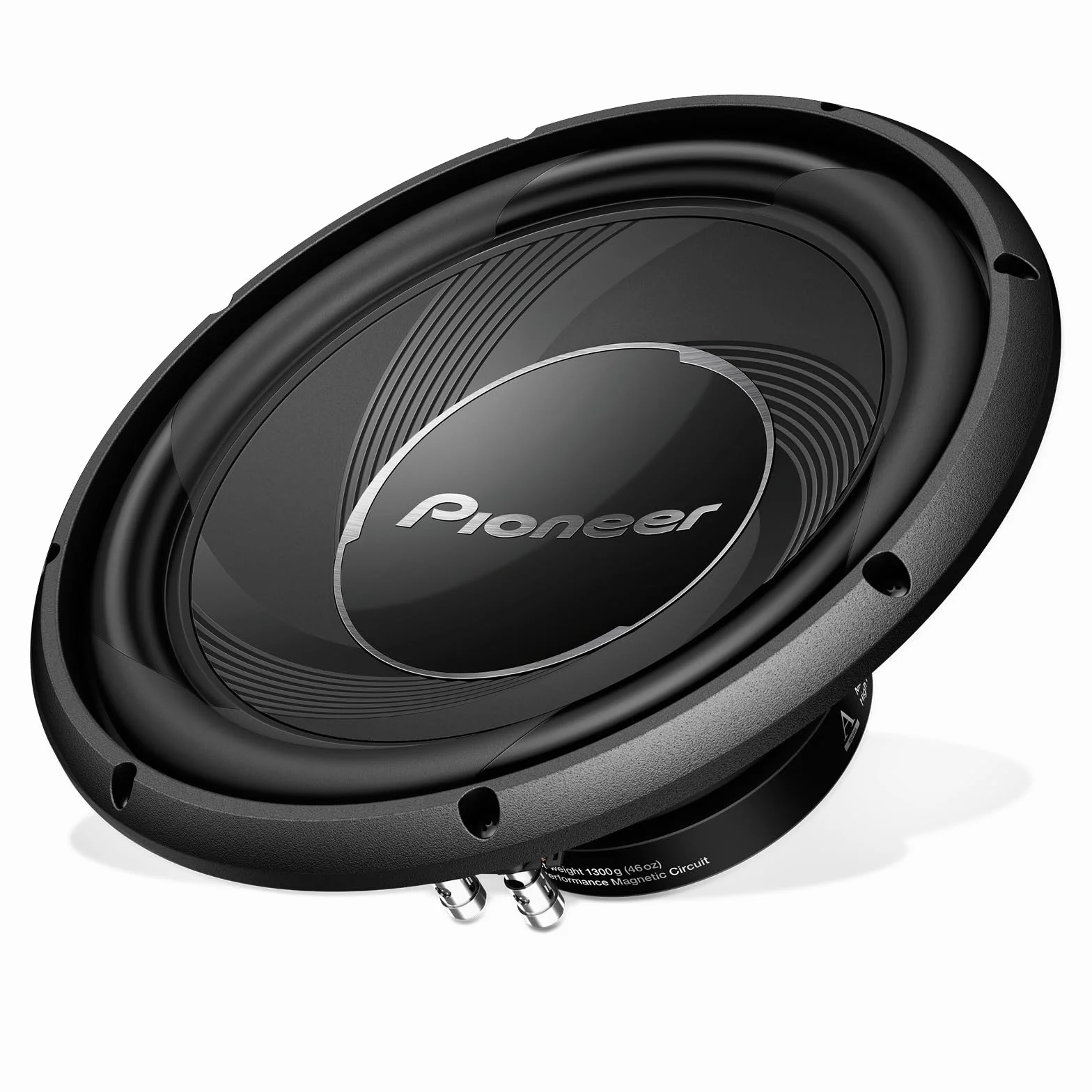 PIONEER Subwoofer TS-A30S4 (1.400 W), membrana IMPP da 30 cm/12", per un suono potente, potenza in uscita continua 400 W, nero