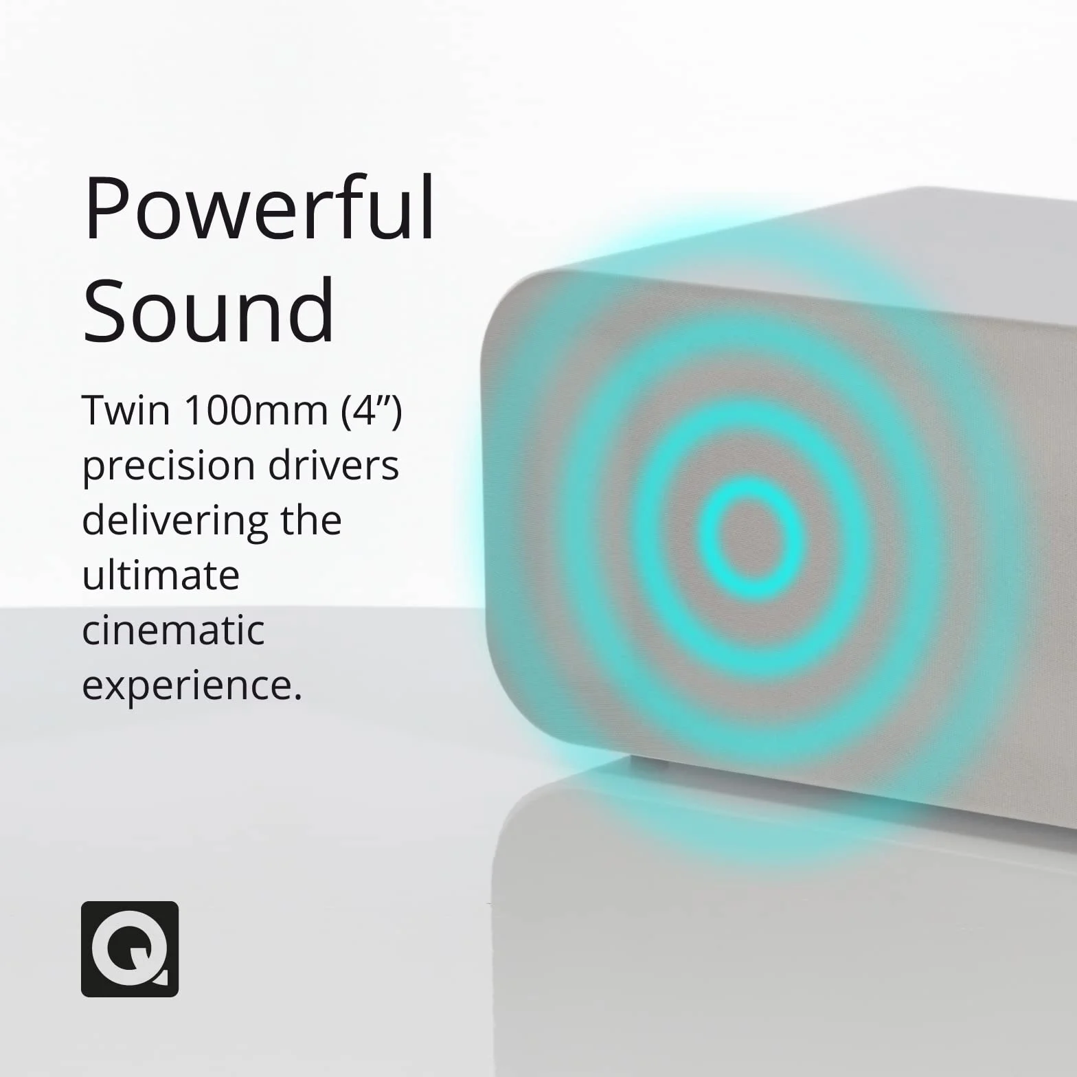 Q Acoustics Centerlautsprecher Q 3090 Ci Weiss